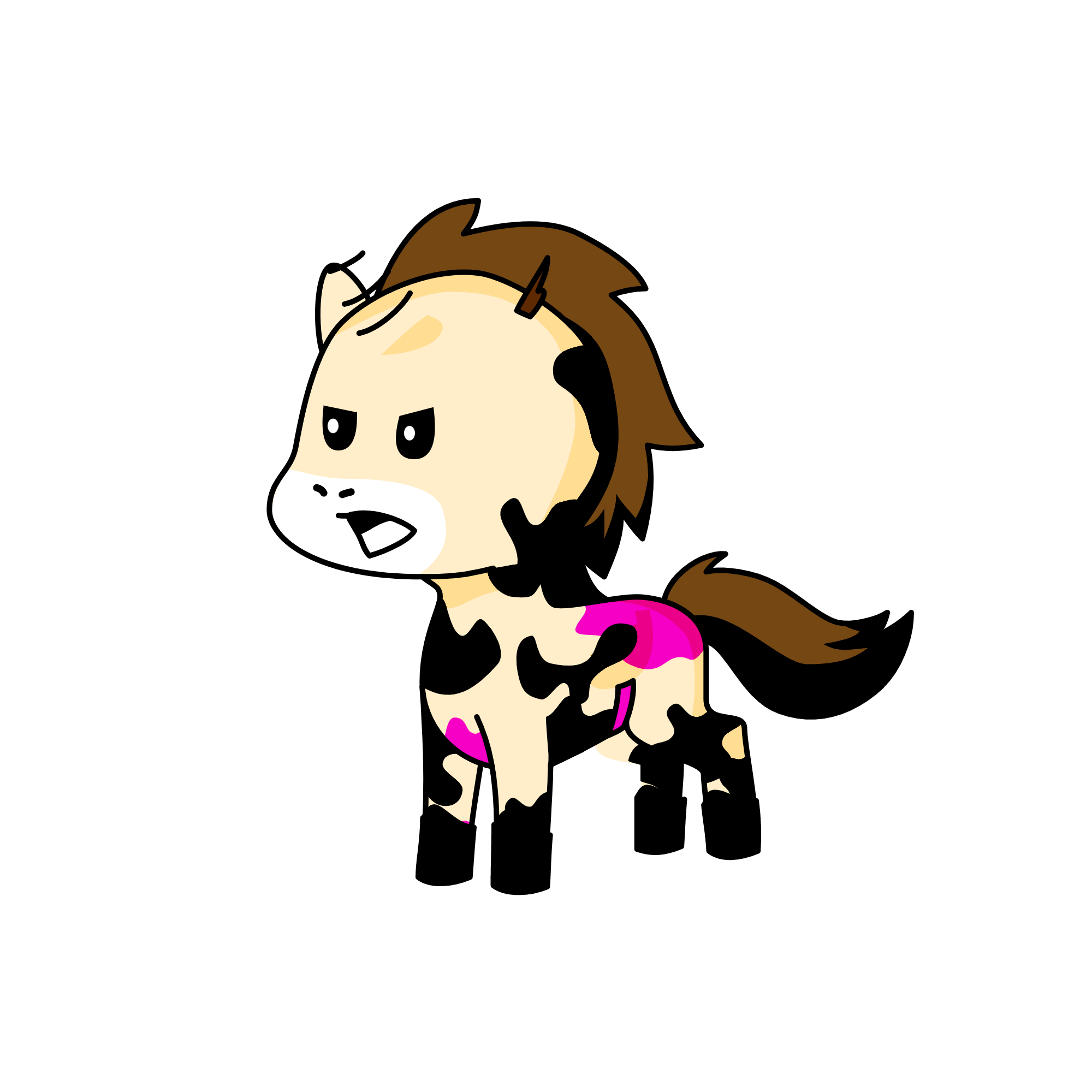 cure black, the unicorn