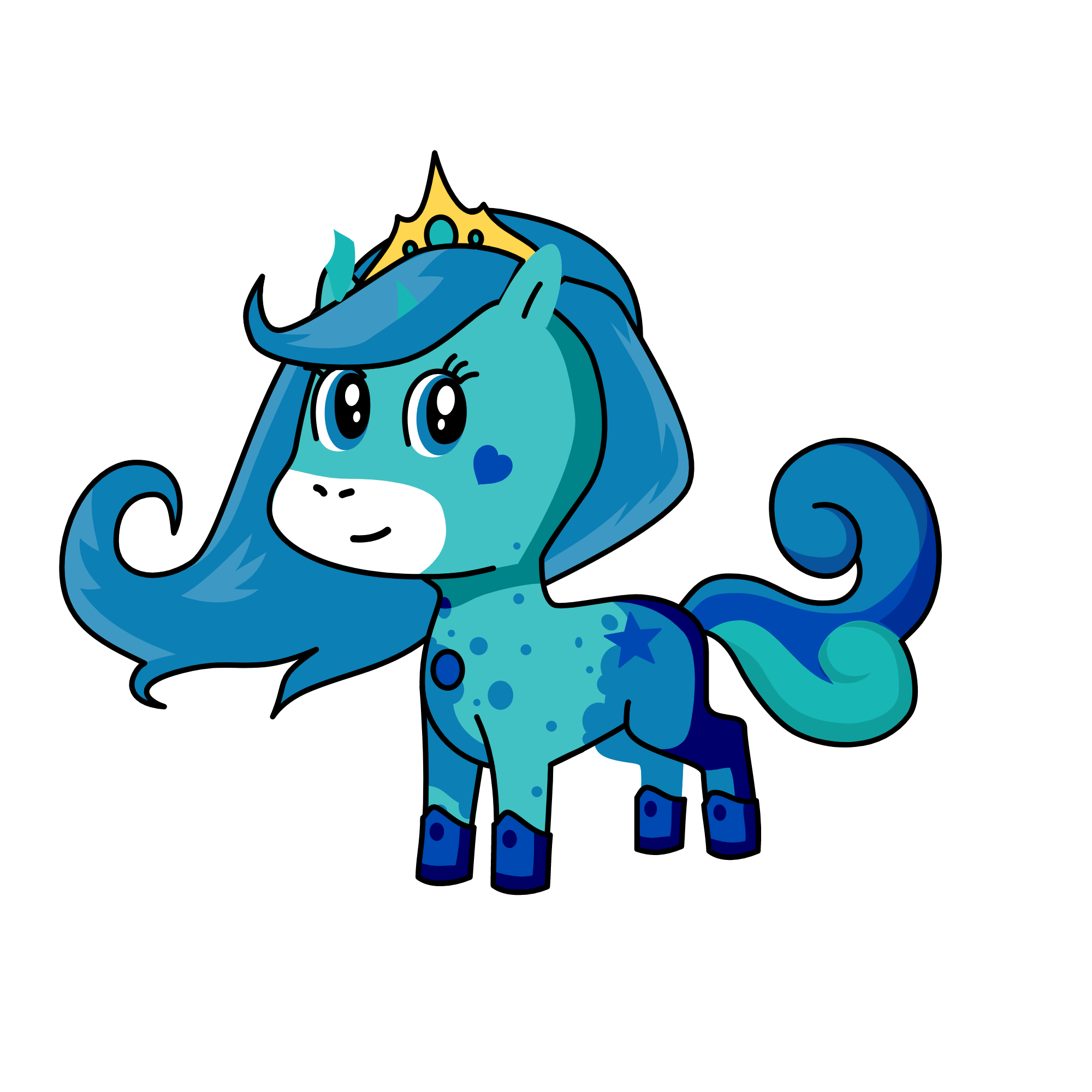 up, the unicorn