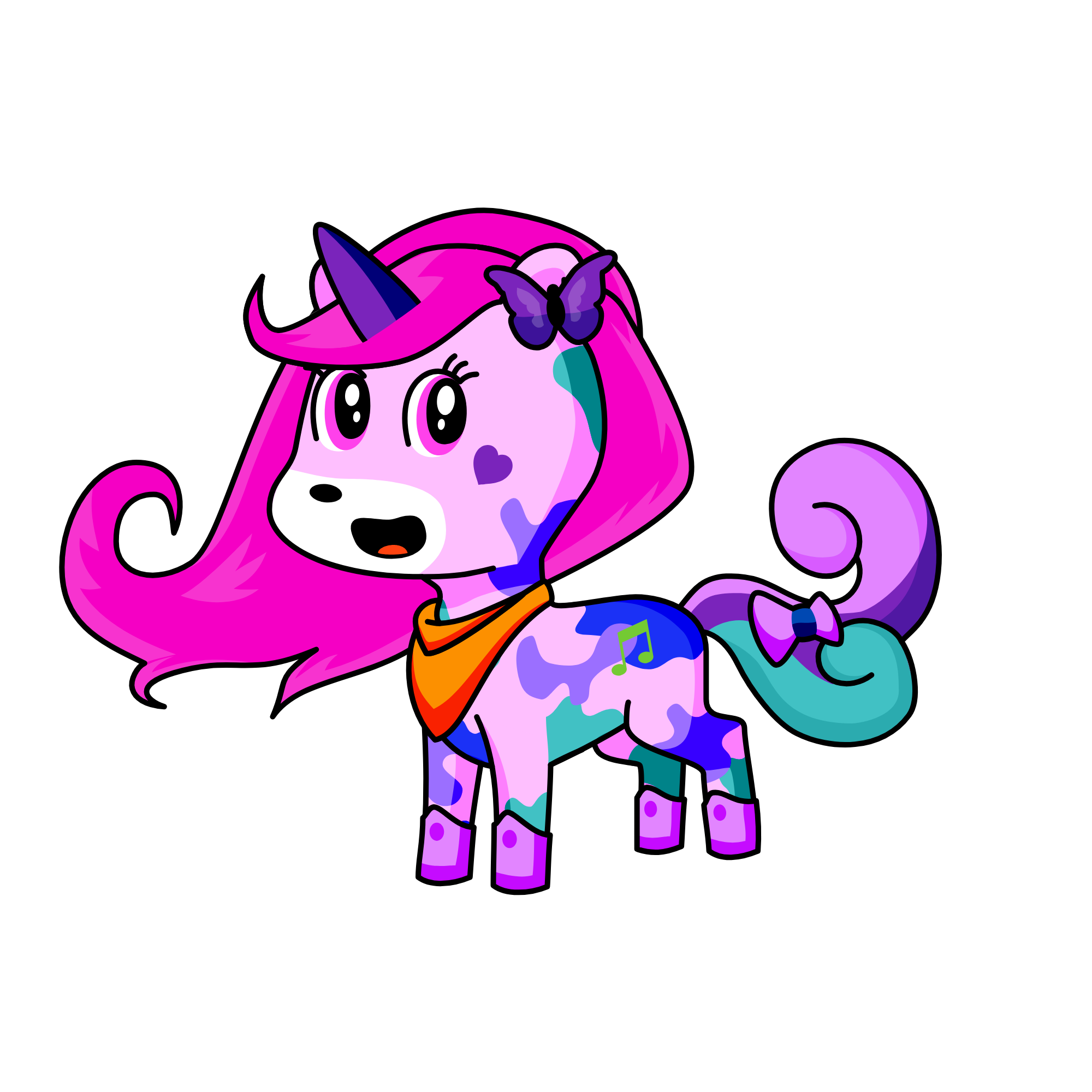 Amethyst, the unicorn