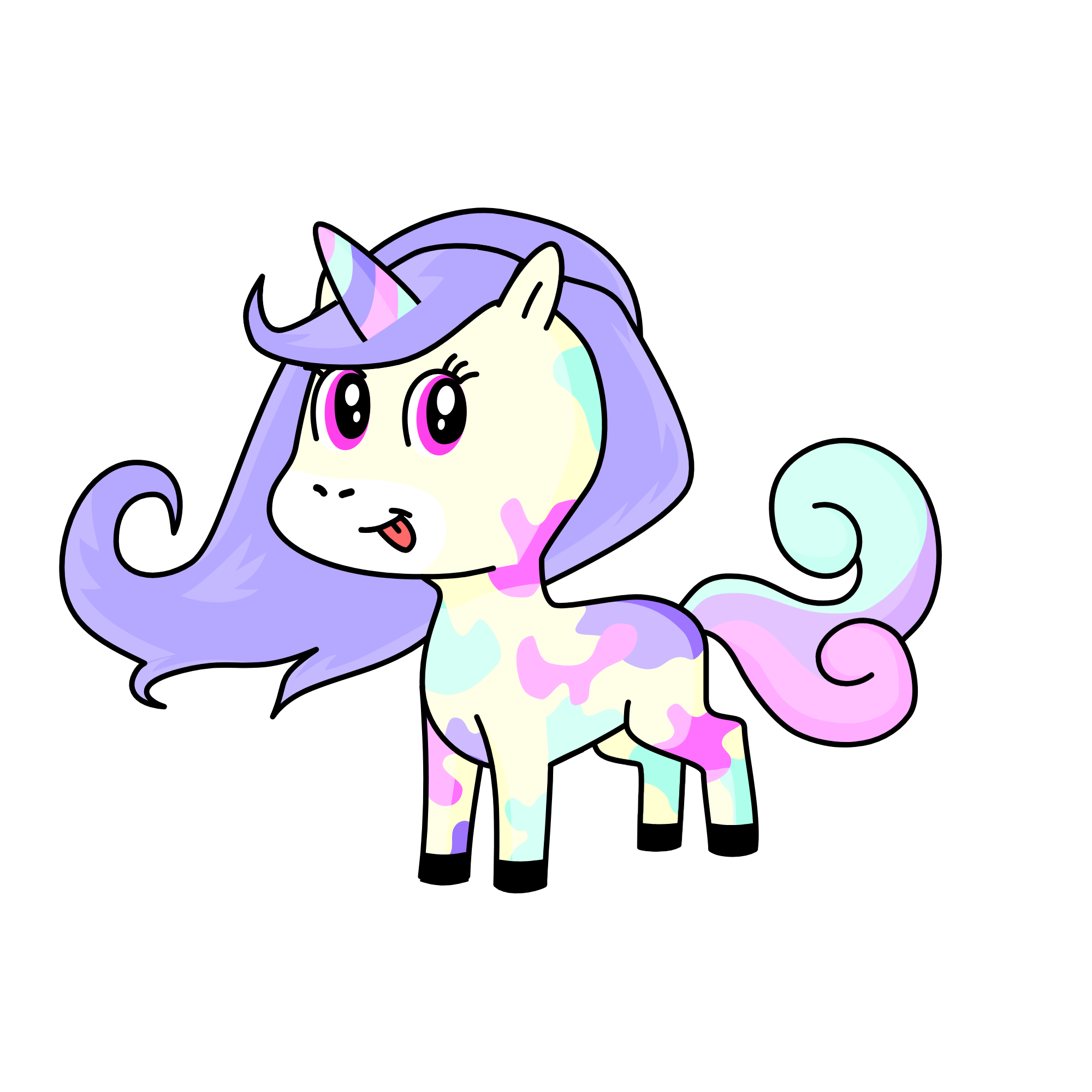 cotton candy , the unicorn