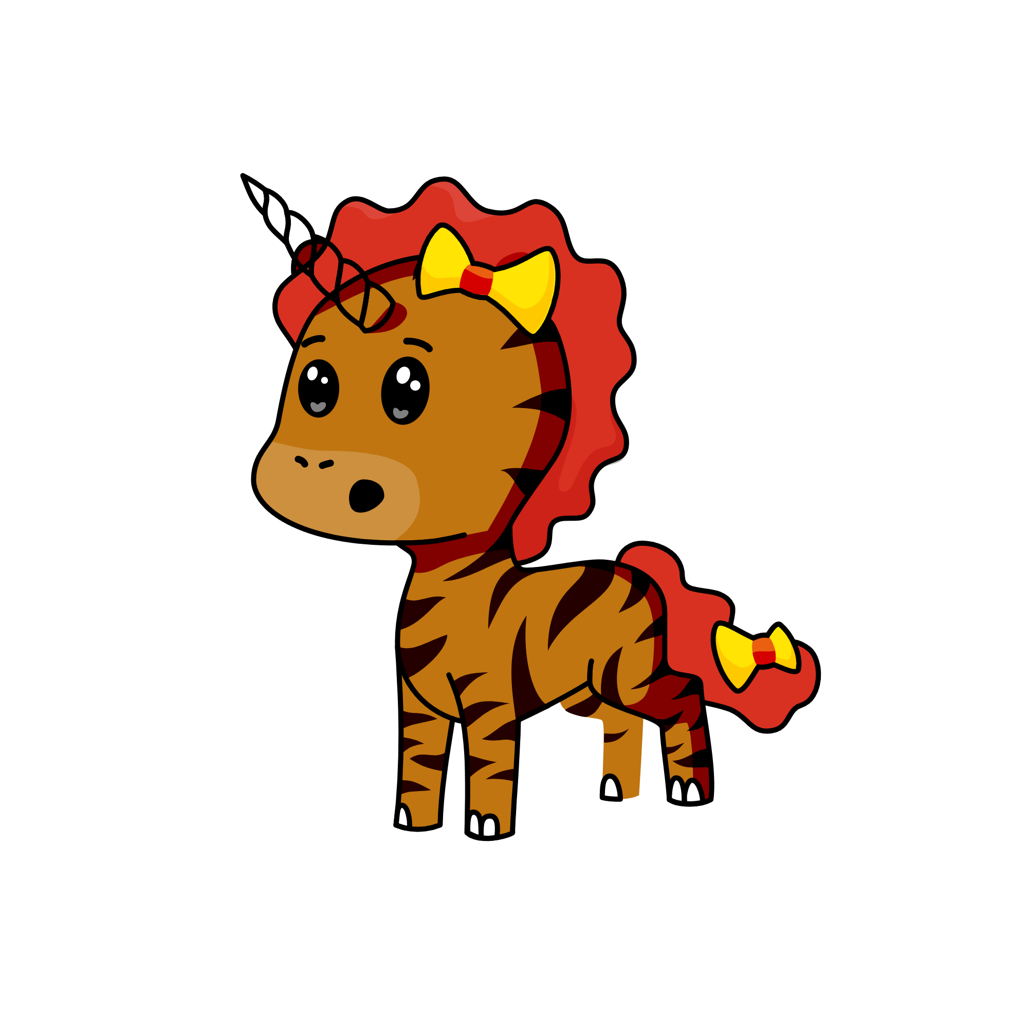 Red Ribbon, the unicorn