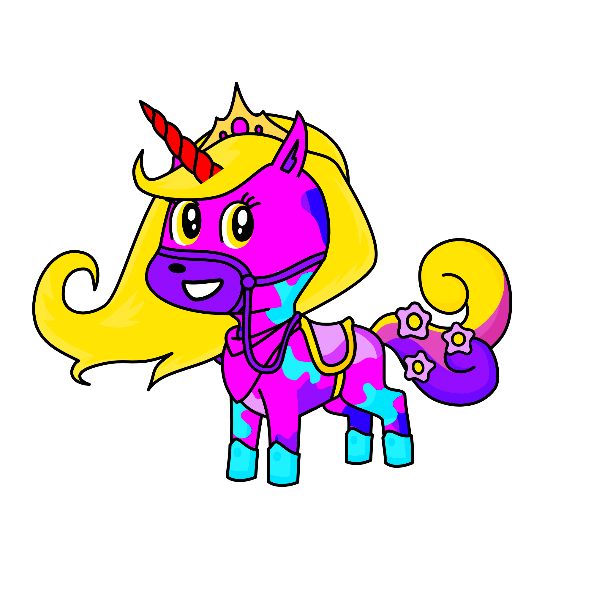 Jasmine, the unicorn