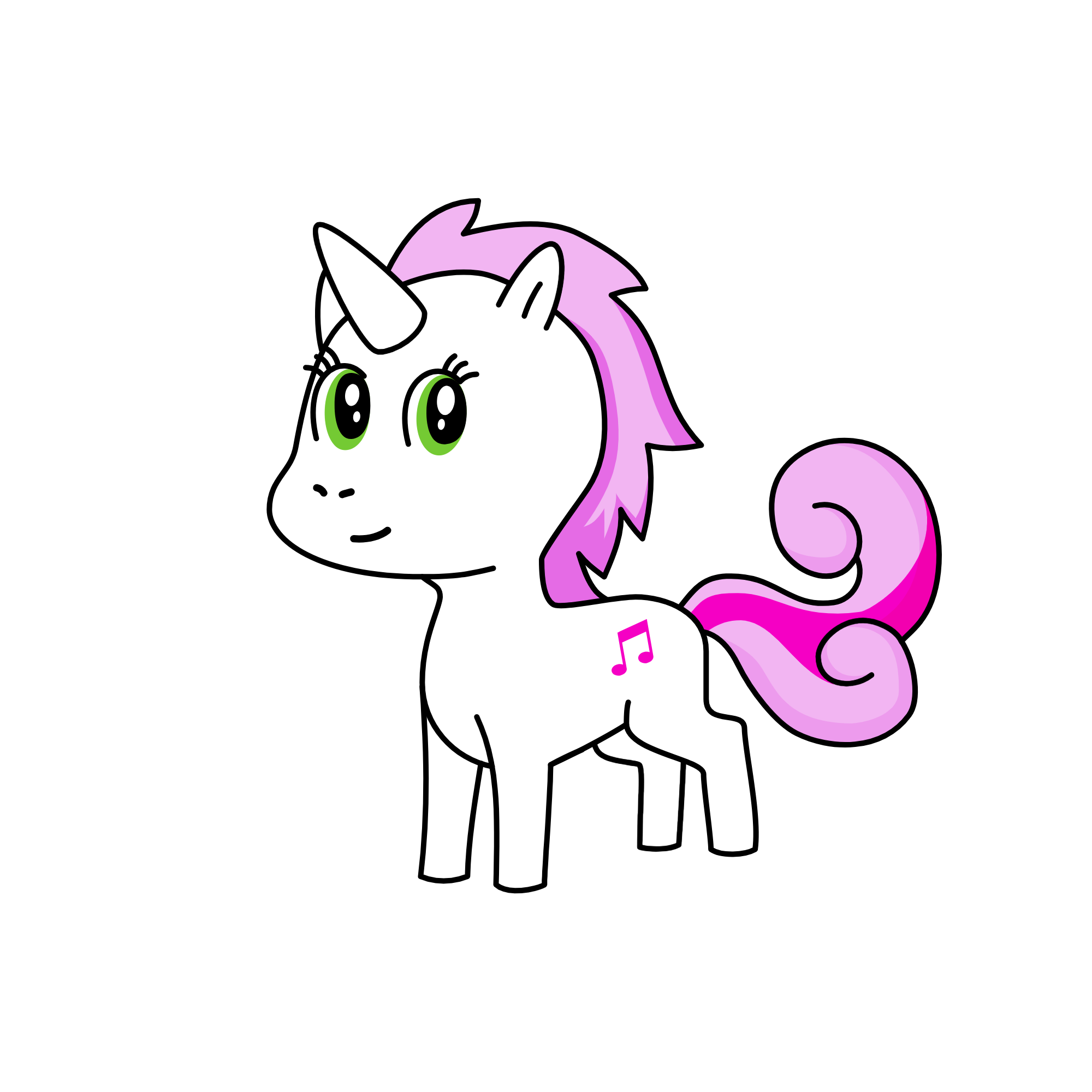 Sweeti belle, the unicorn