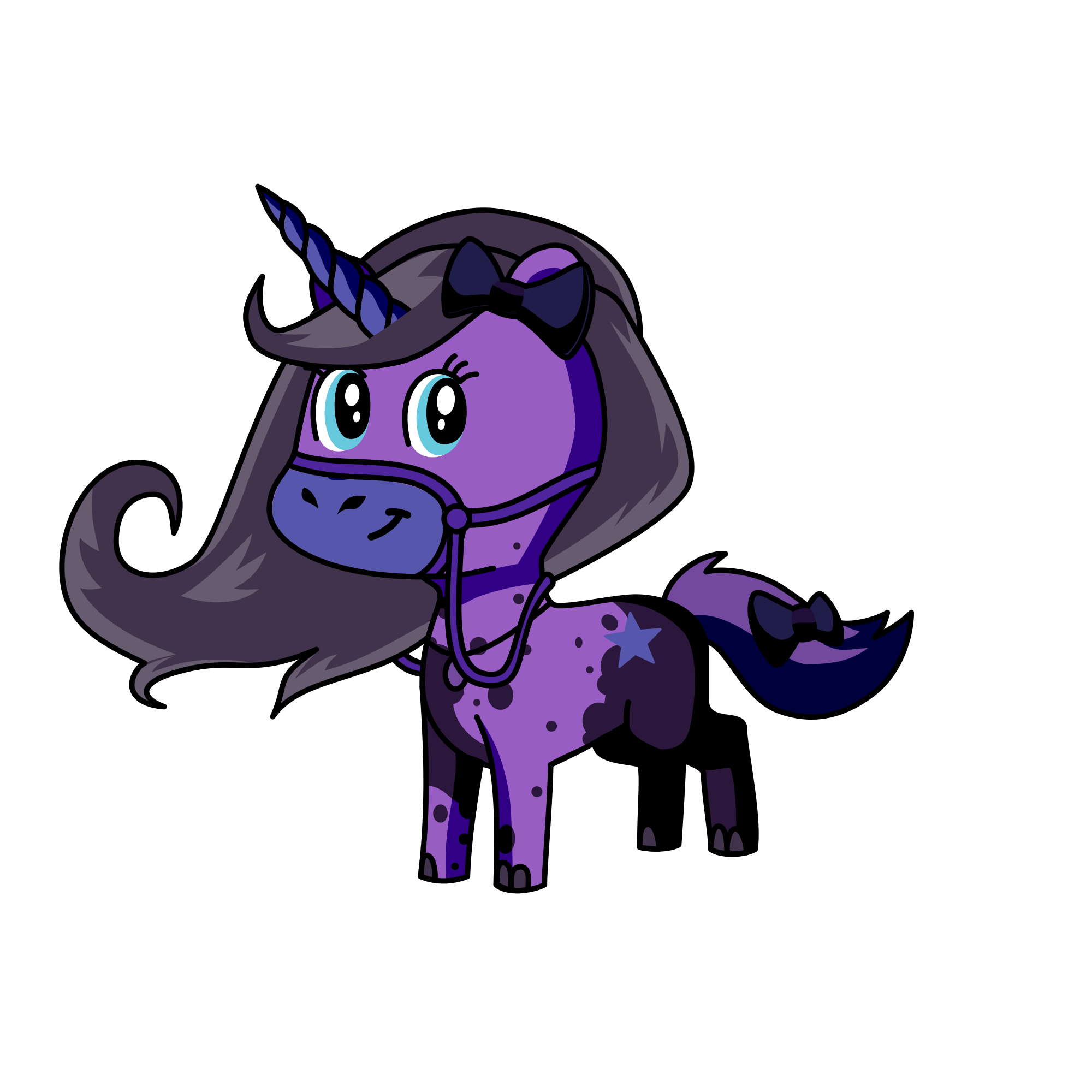 Pessy, the unicorn