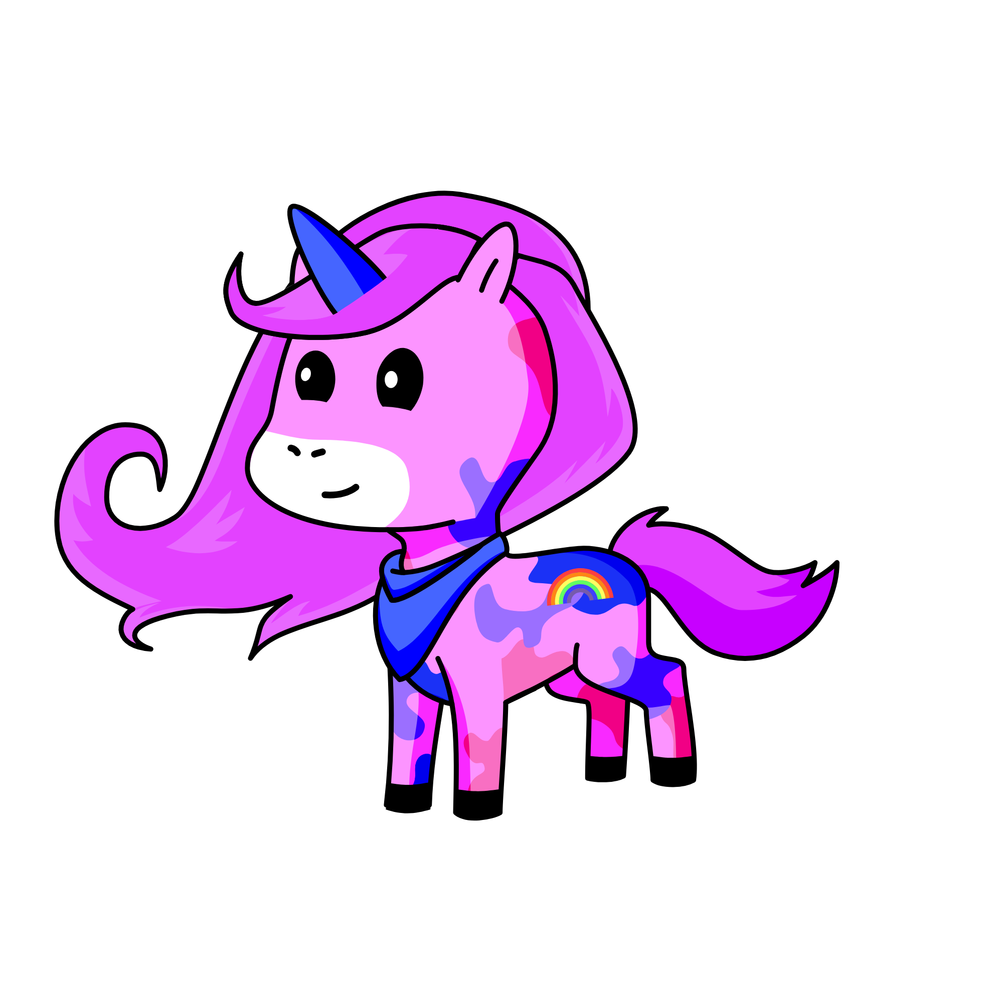Pooh, the unicorn