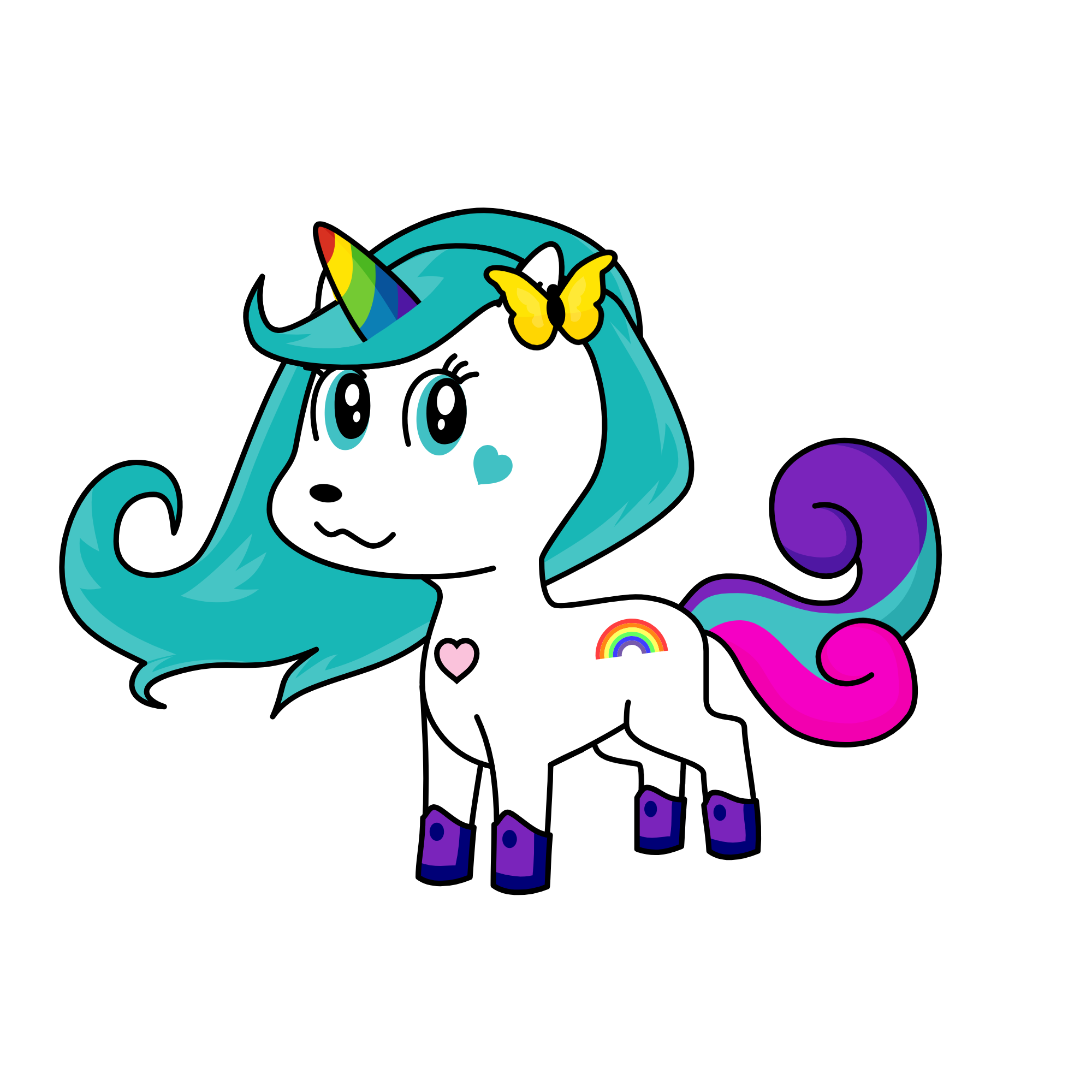Cinnamoroll, the unicorn