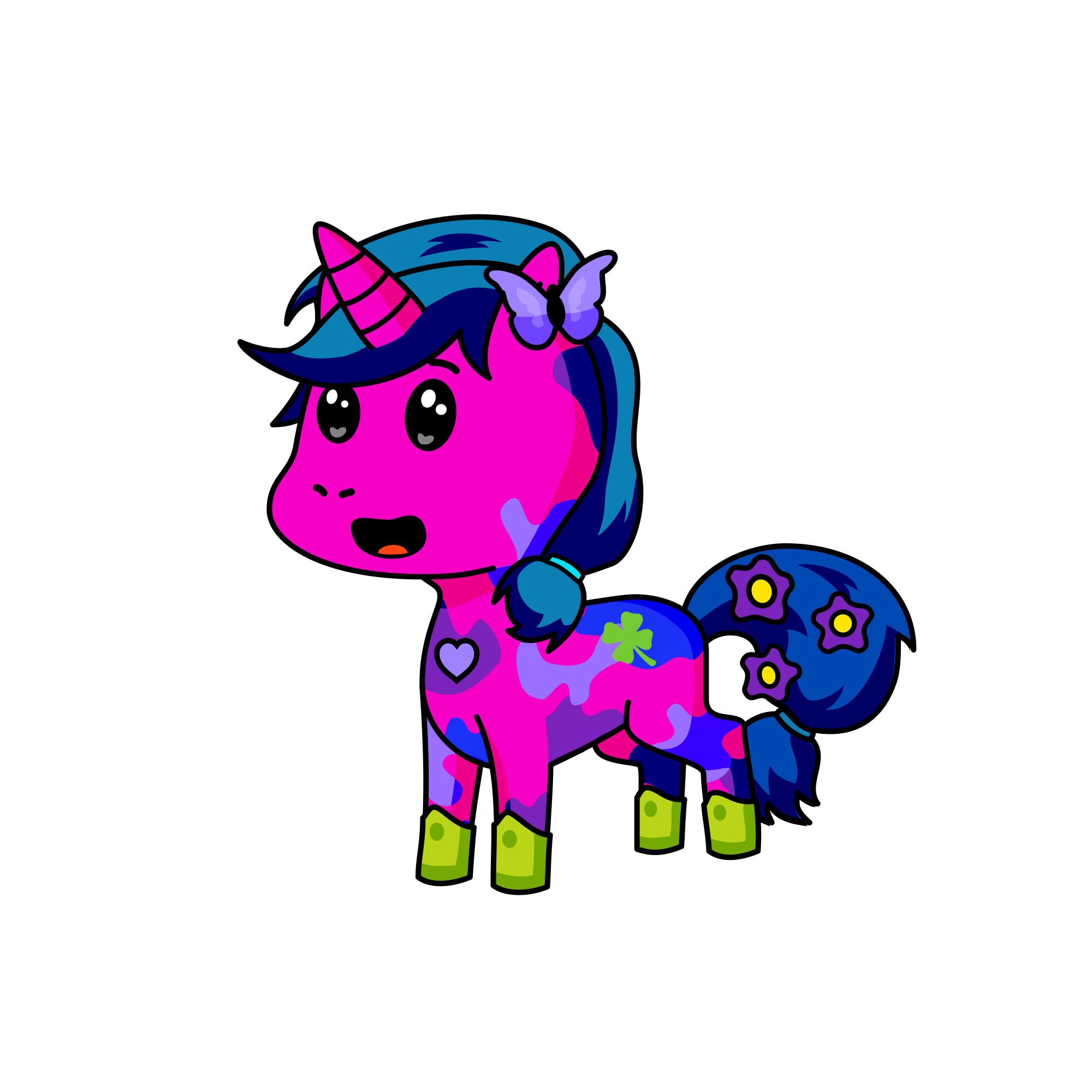 Lucky , the unicorn