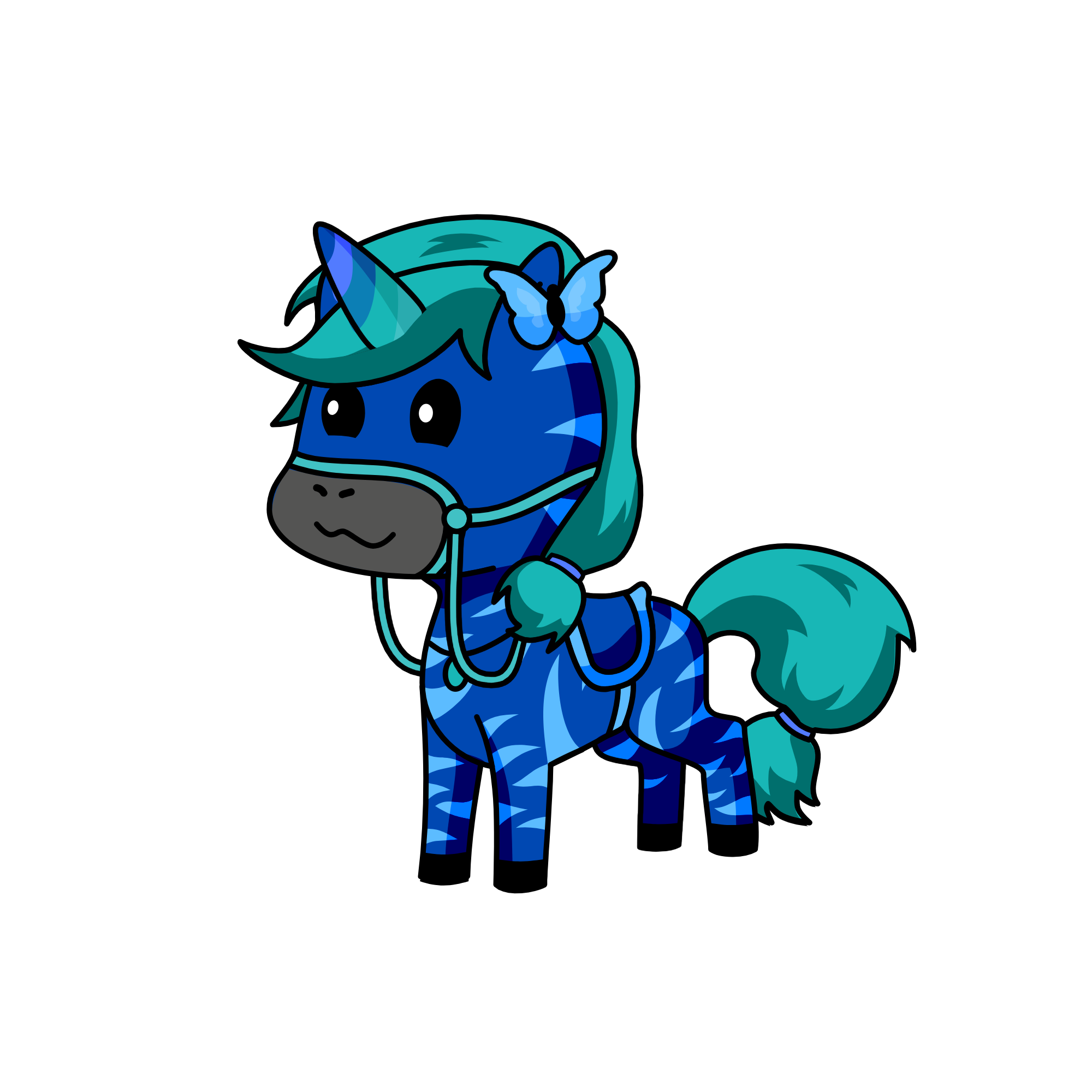 aqua, the unicorn