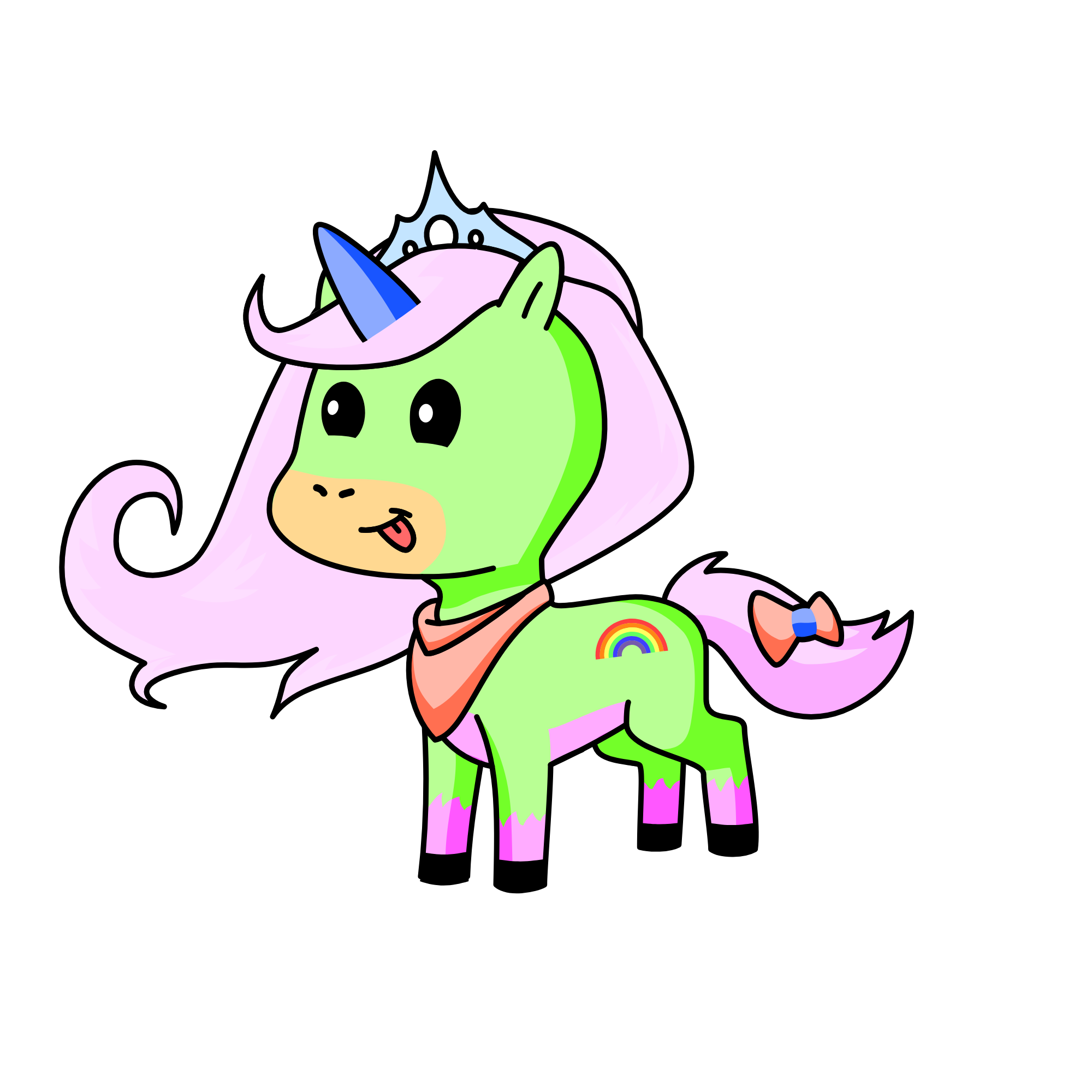 Don Verdecito, the unicorn