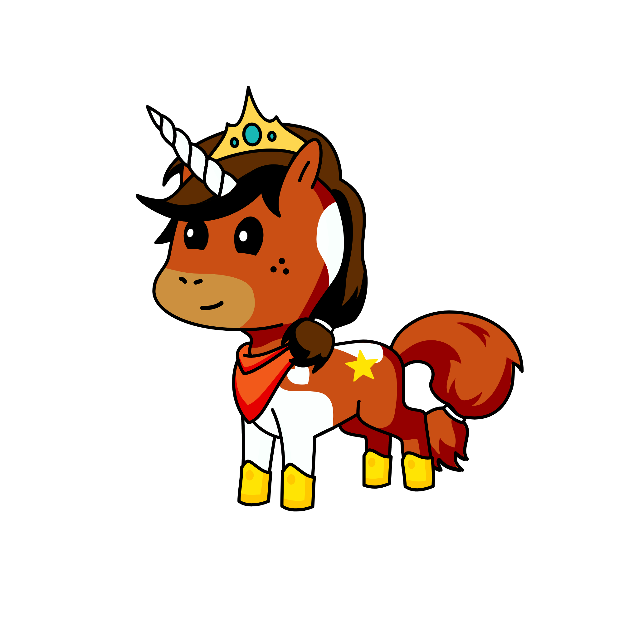 pwcincess, the unicorn