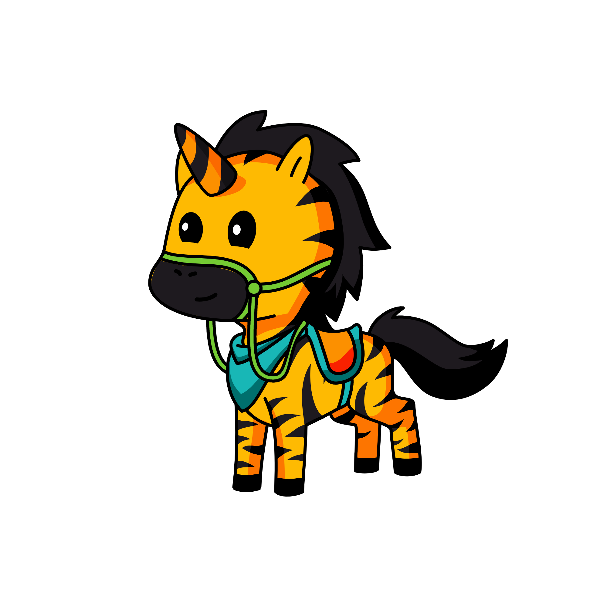 Tiger, the unicorn