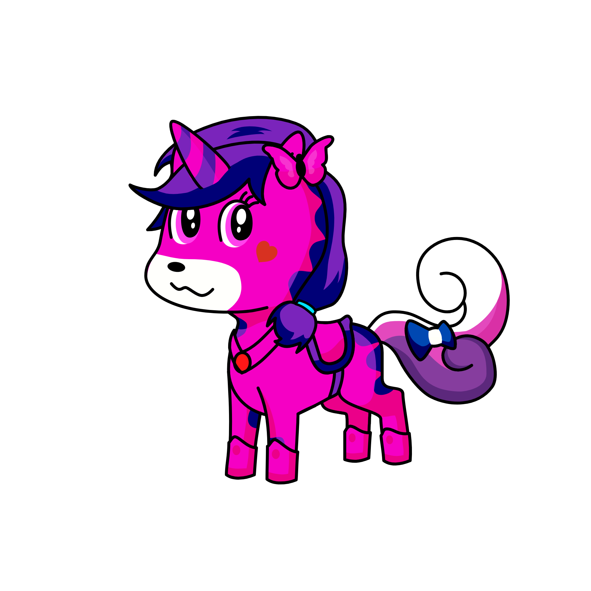 Bony, the unicorn