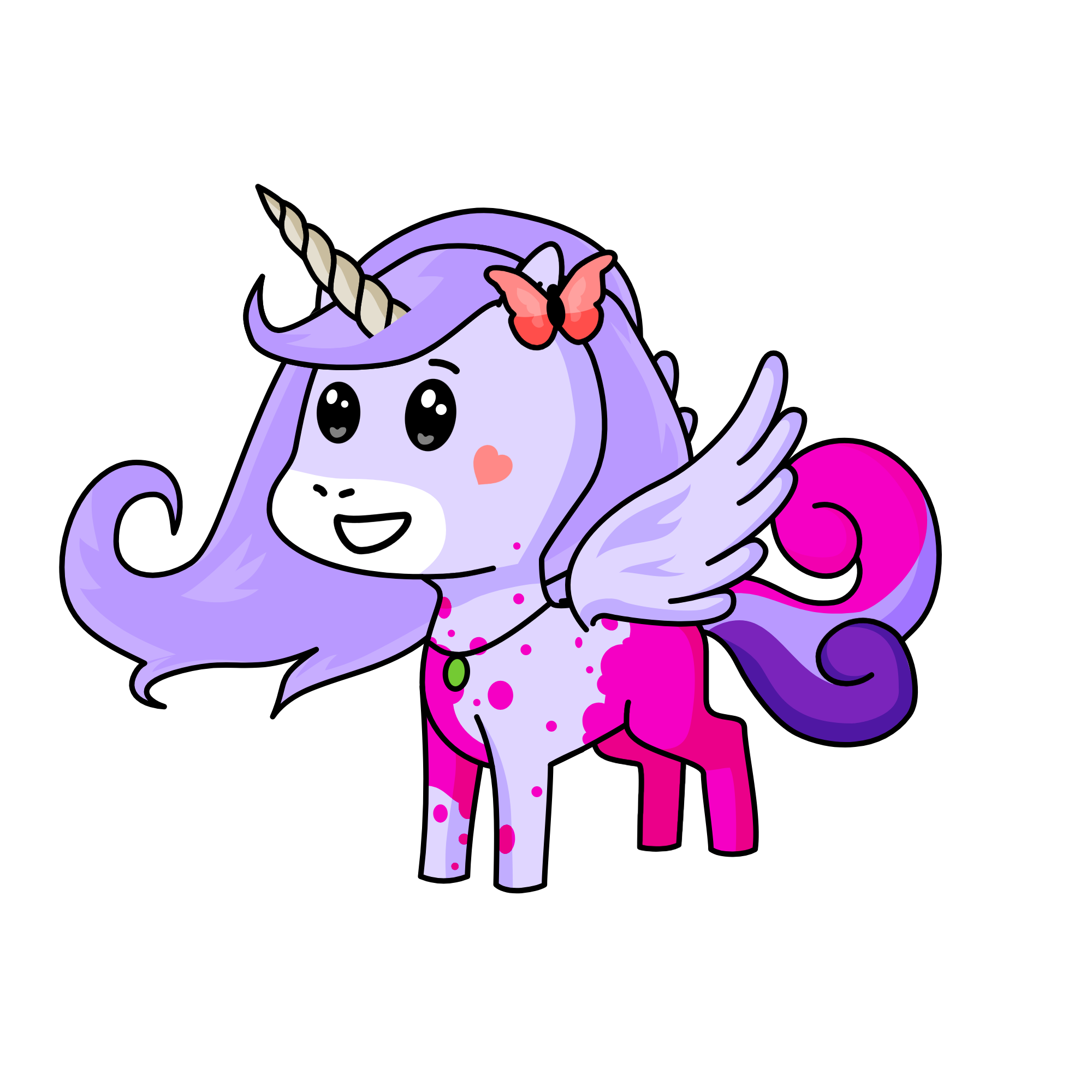 Lady lavender , the unicorn