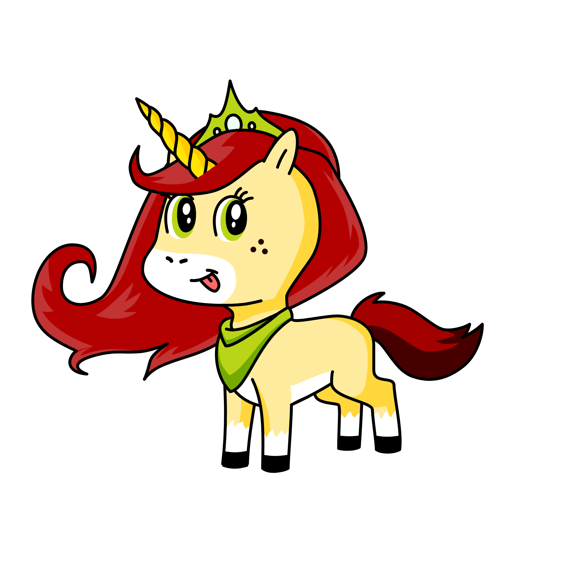 Petalo, the unicorn