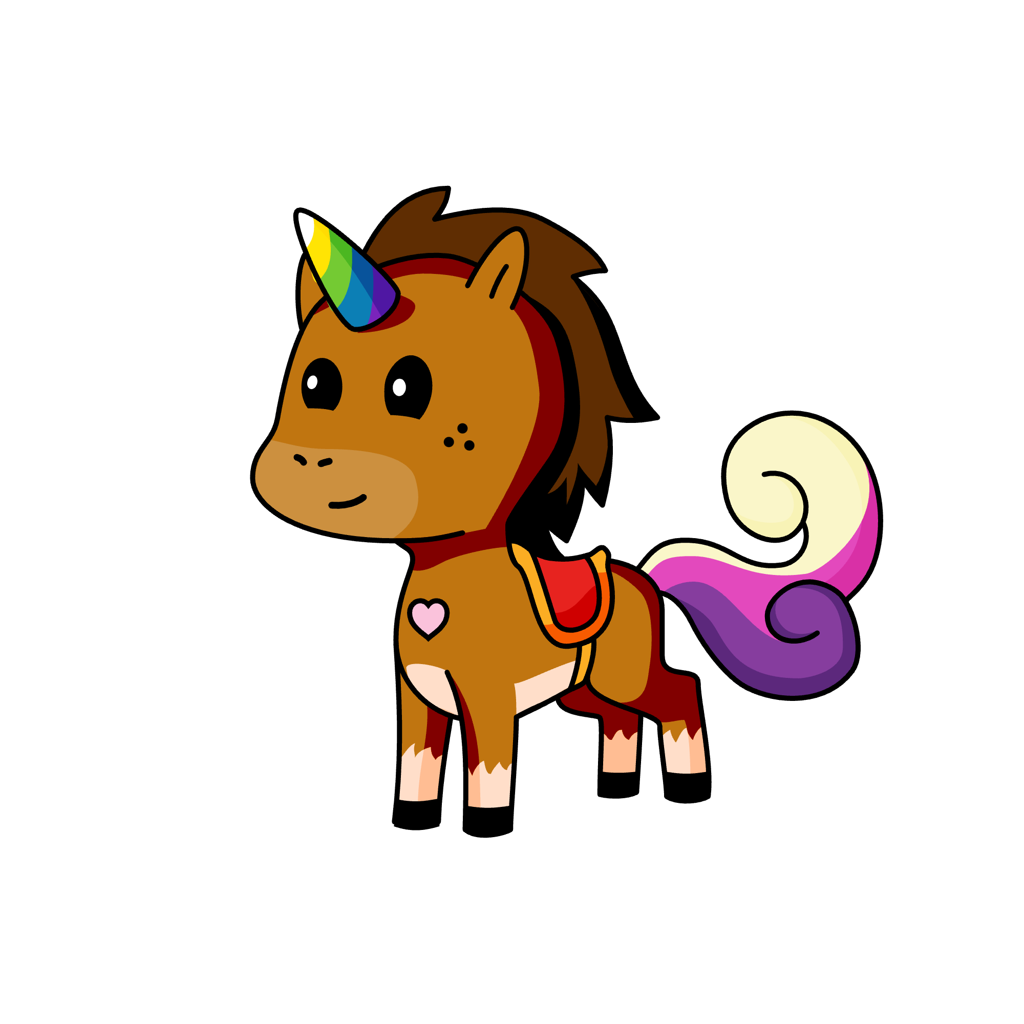 rainbow, the unicorn