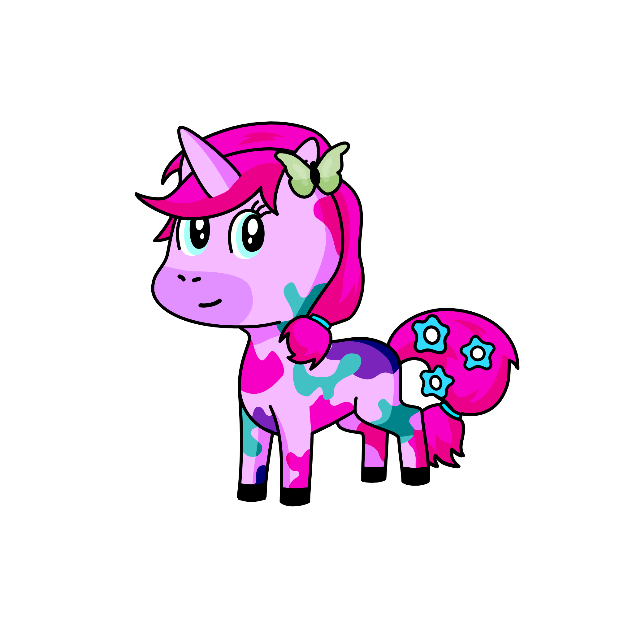 my melody a corn, the unicorn