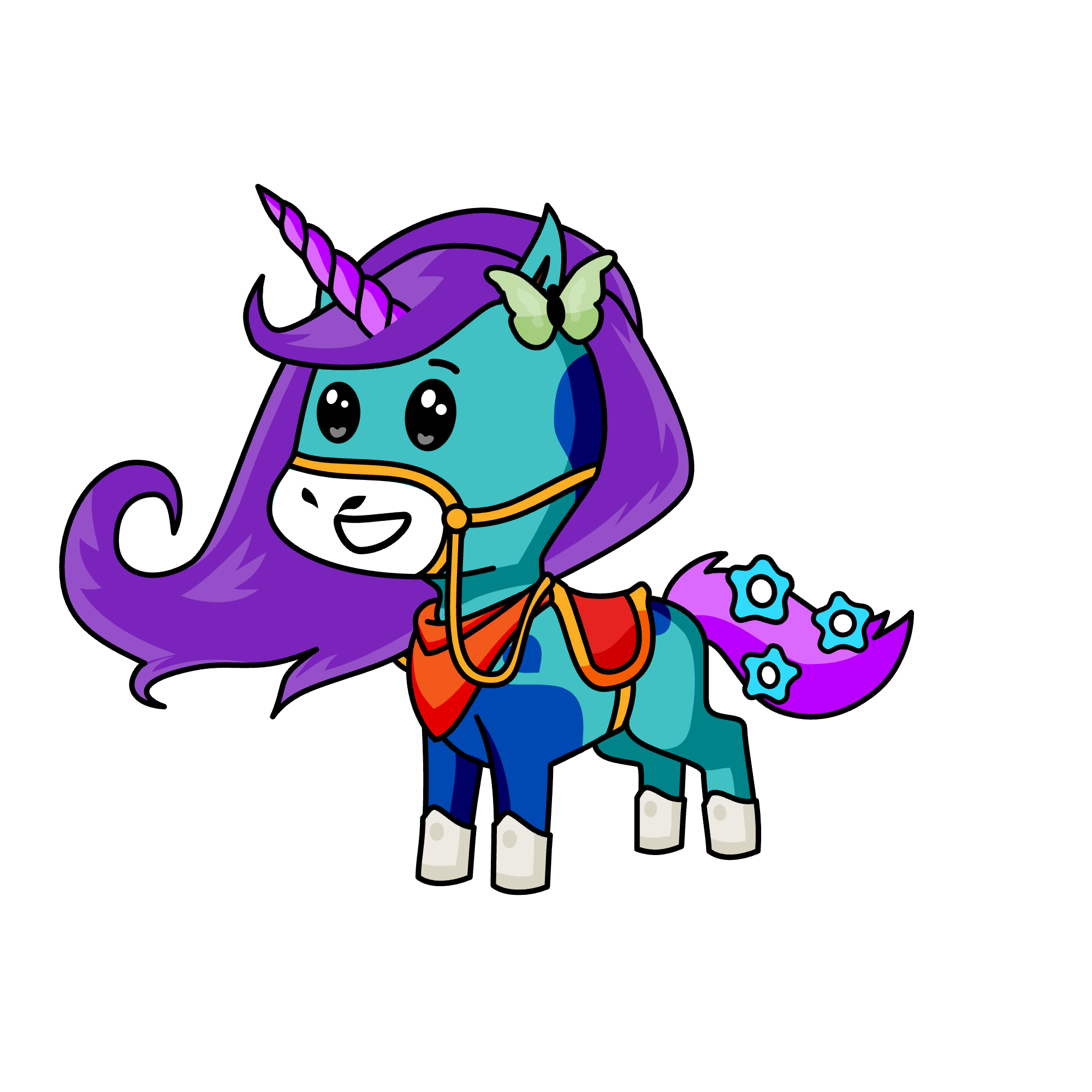 Butterscotch, the unicorn