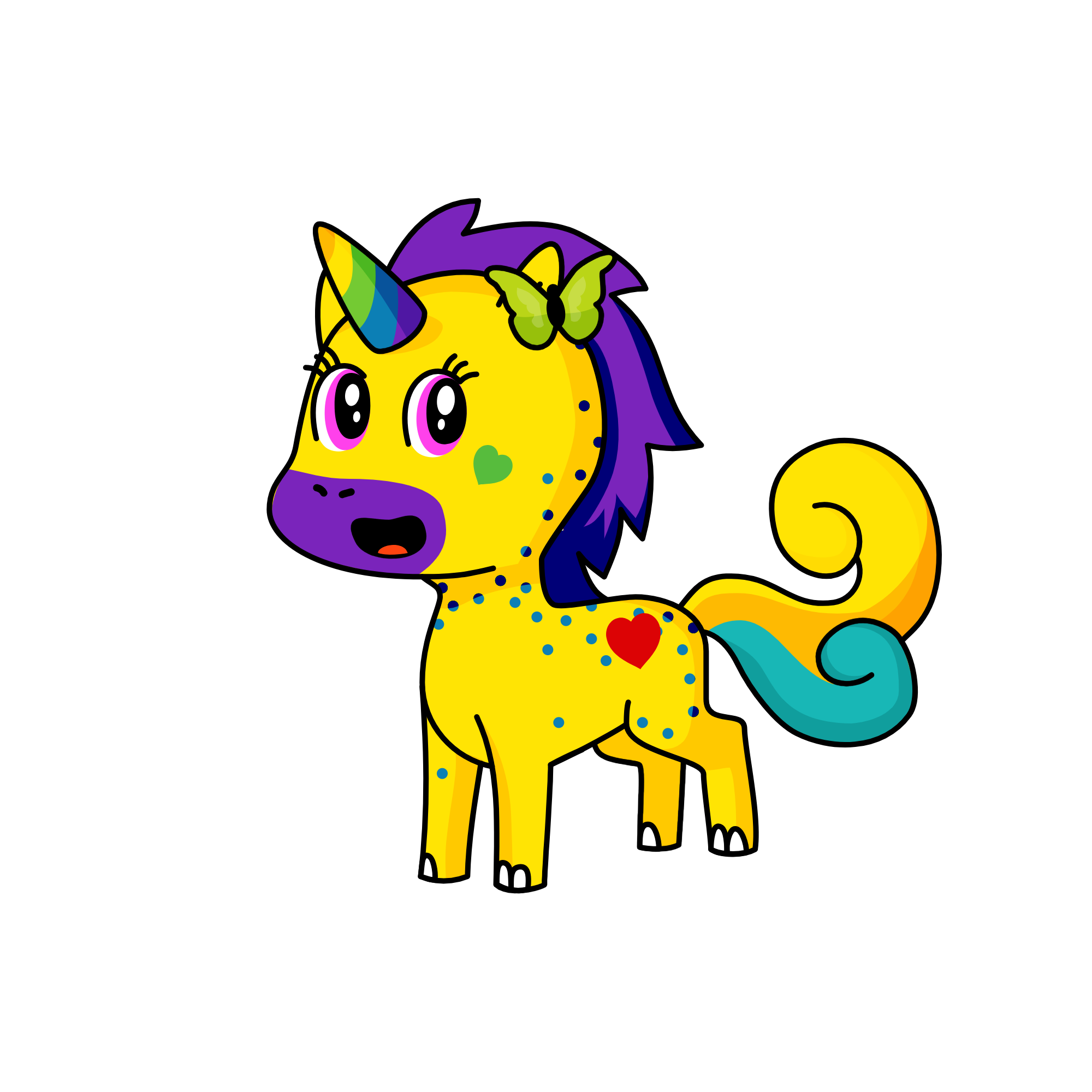 Harper, the unicorn