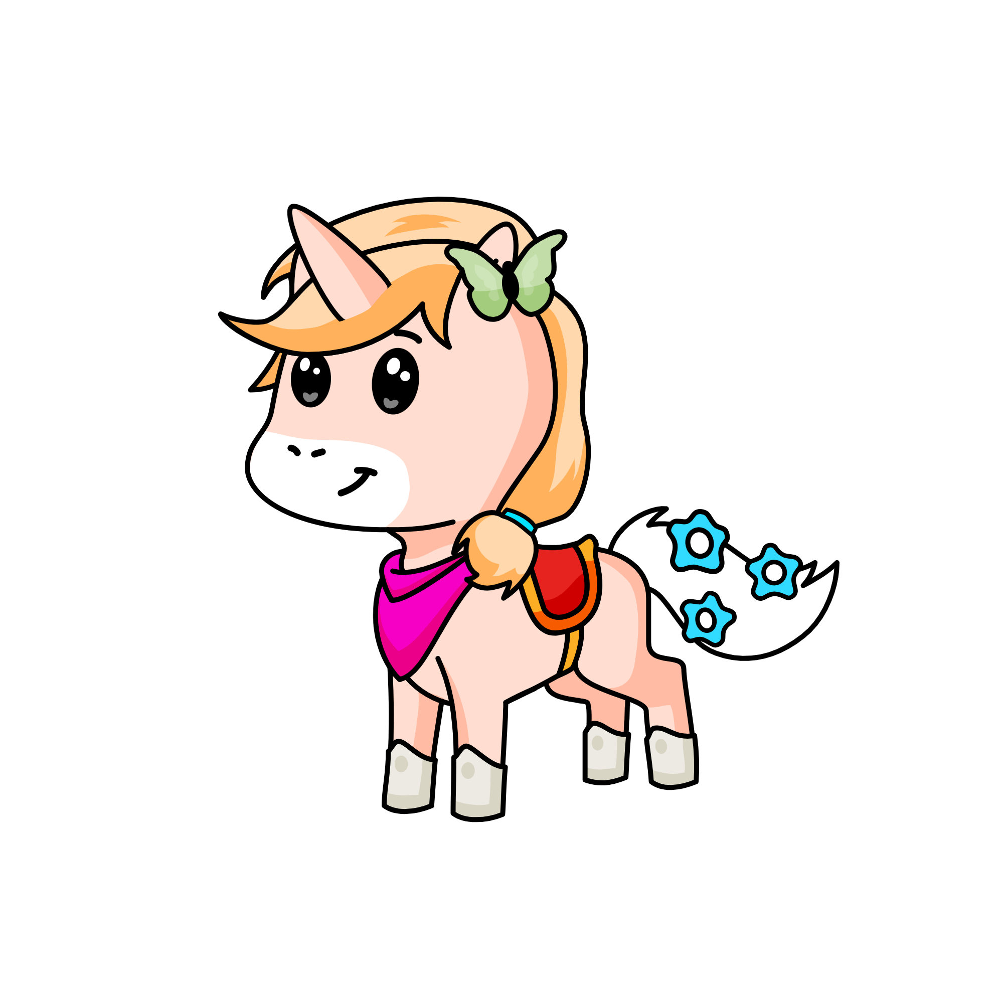 APPLE JACK, the unicorn