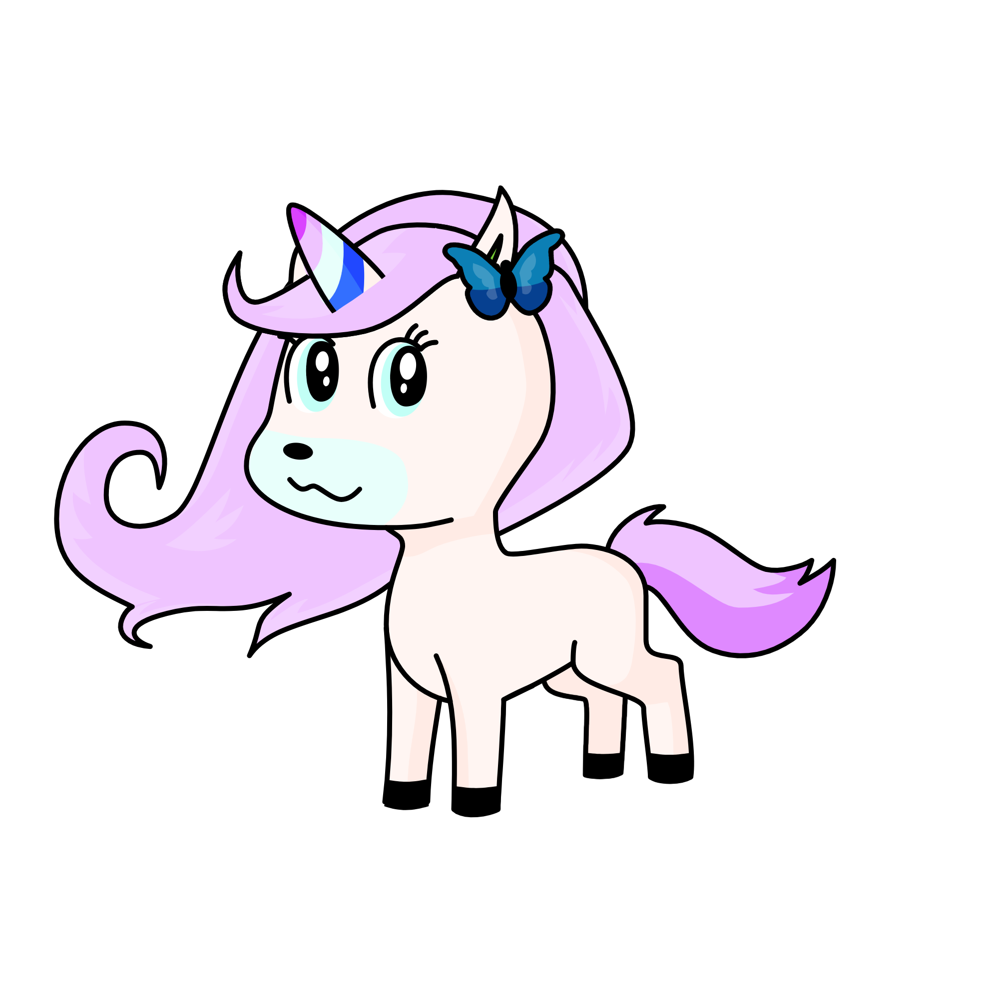 Arctic Cotton Candy, the unicorn