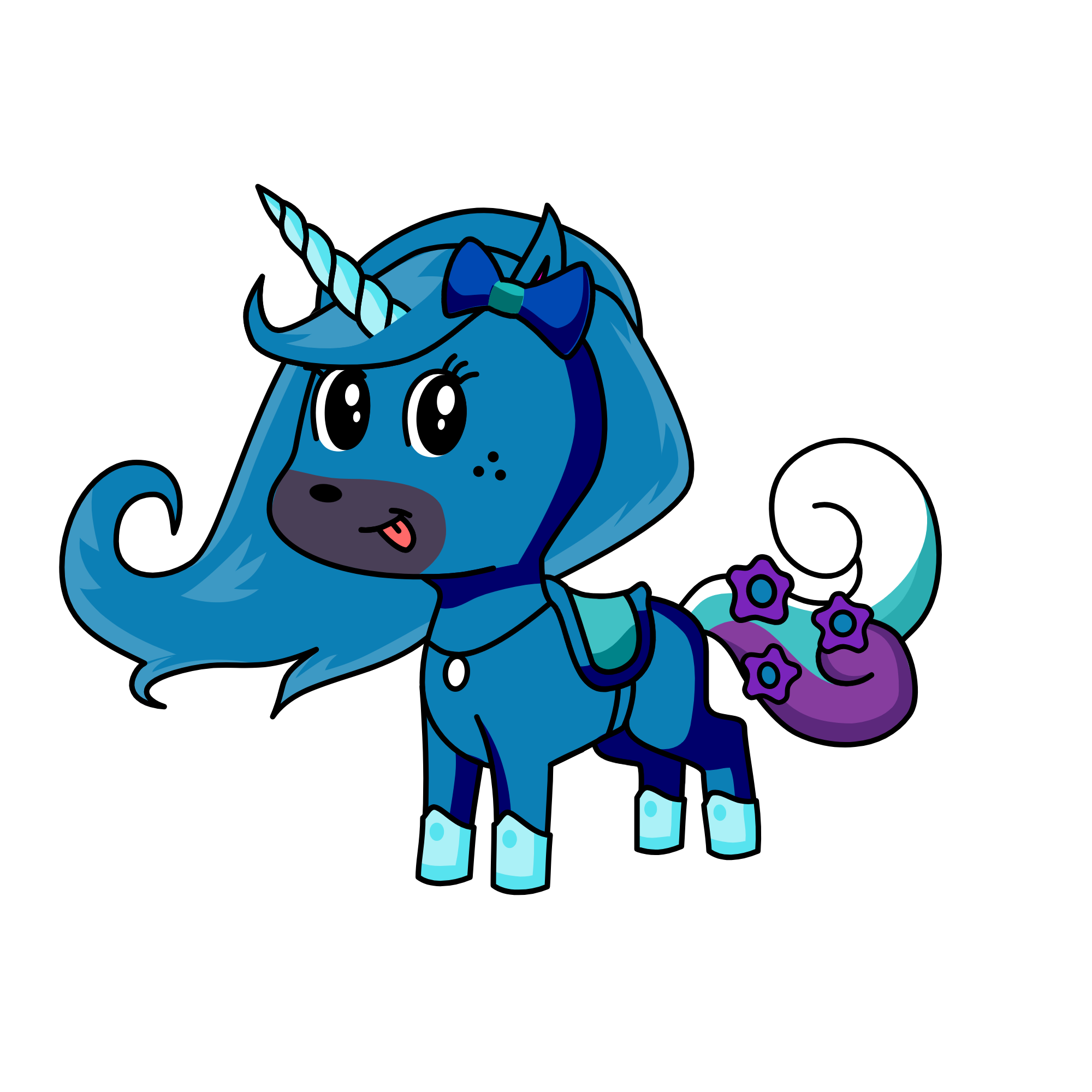 stitch, the unicorn