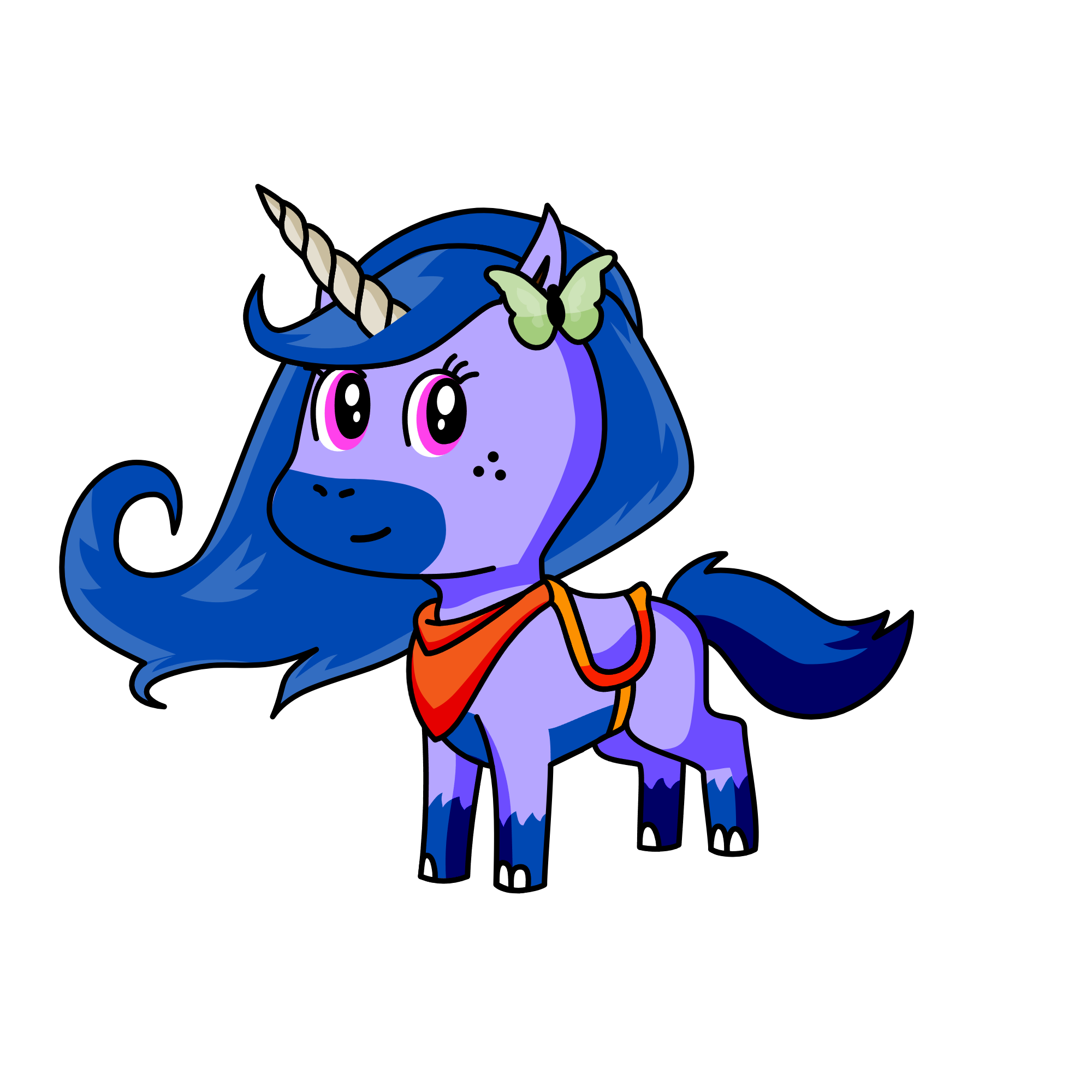 Zaiva, the unicorn