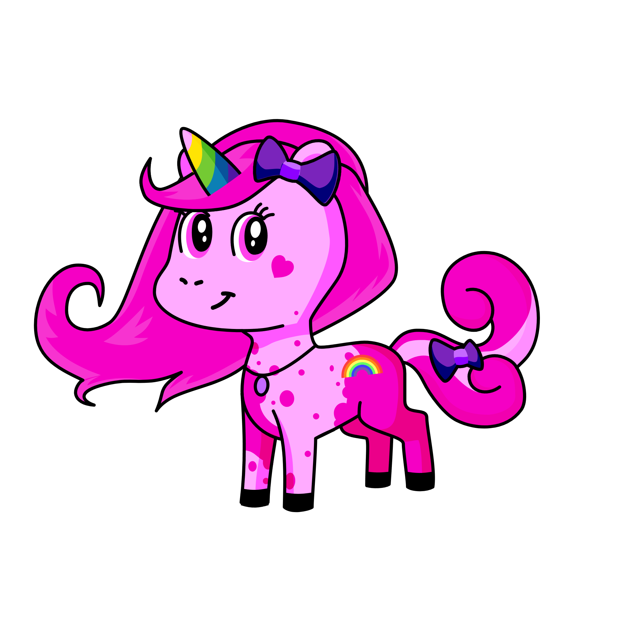 Dab, the unicorn