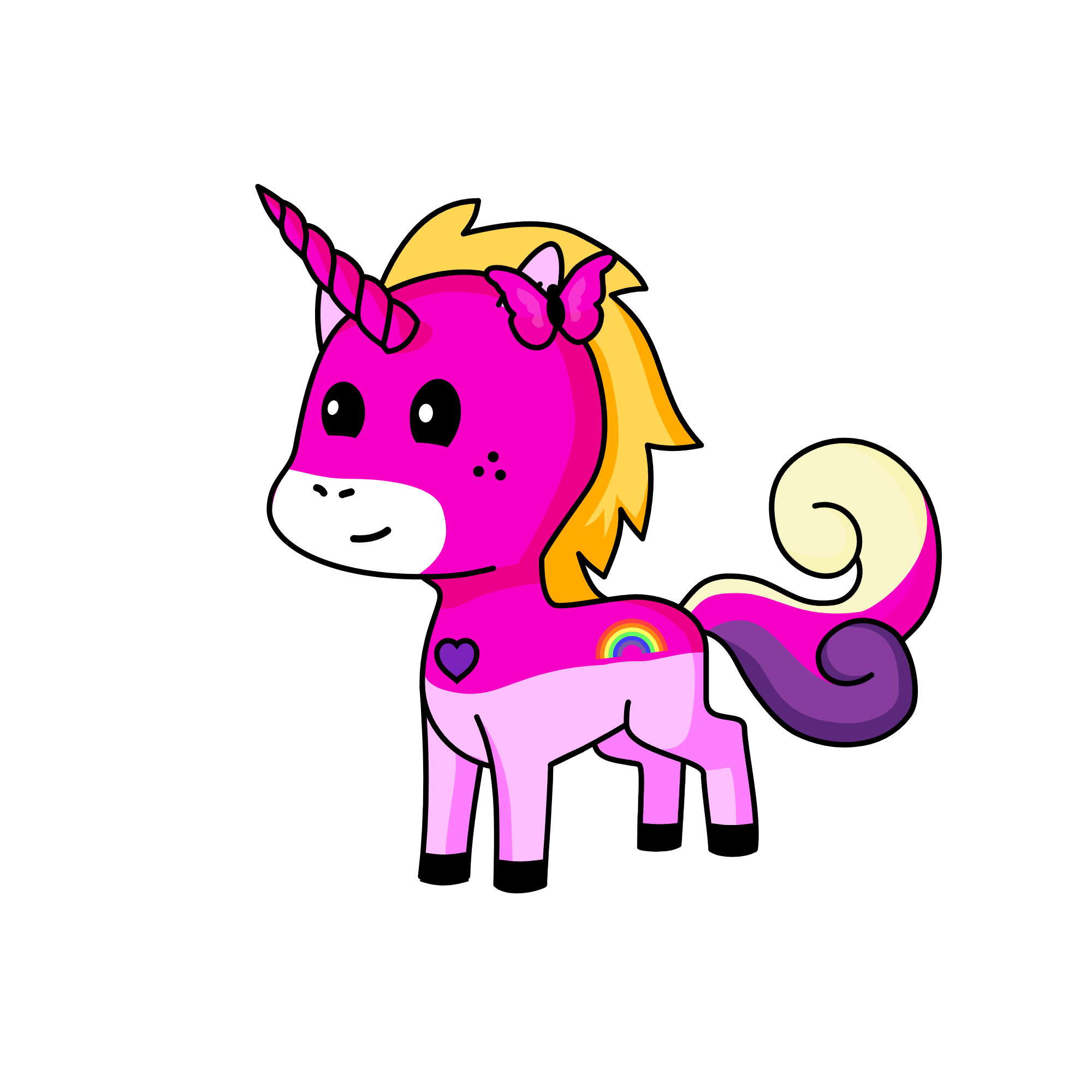pinky, the unicorn
