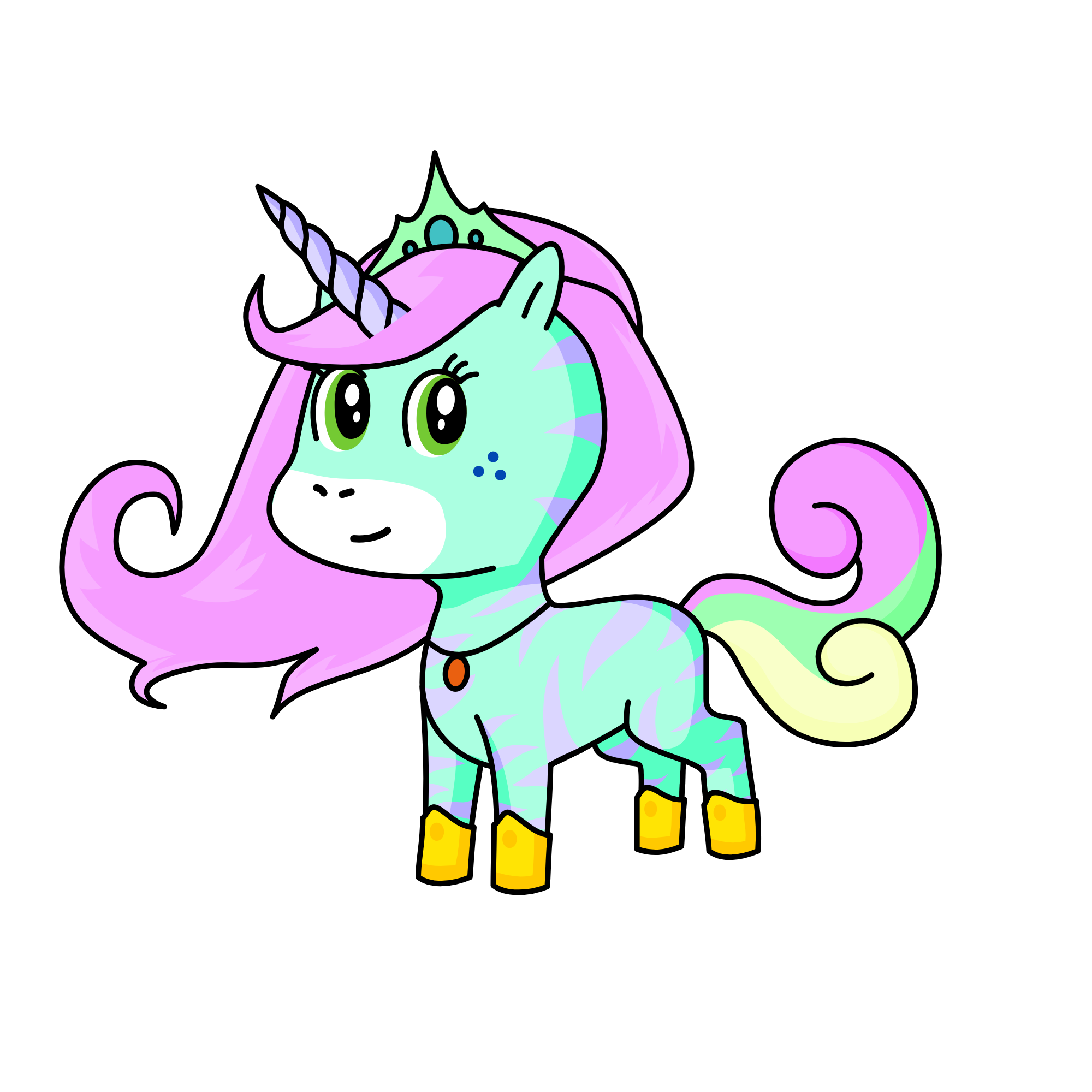 Bubblegum, the unicorn