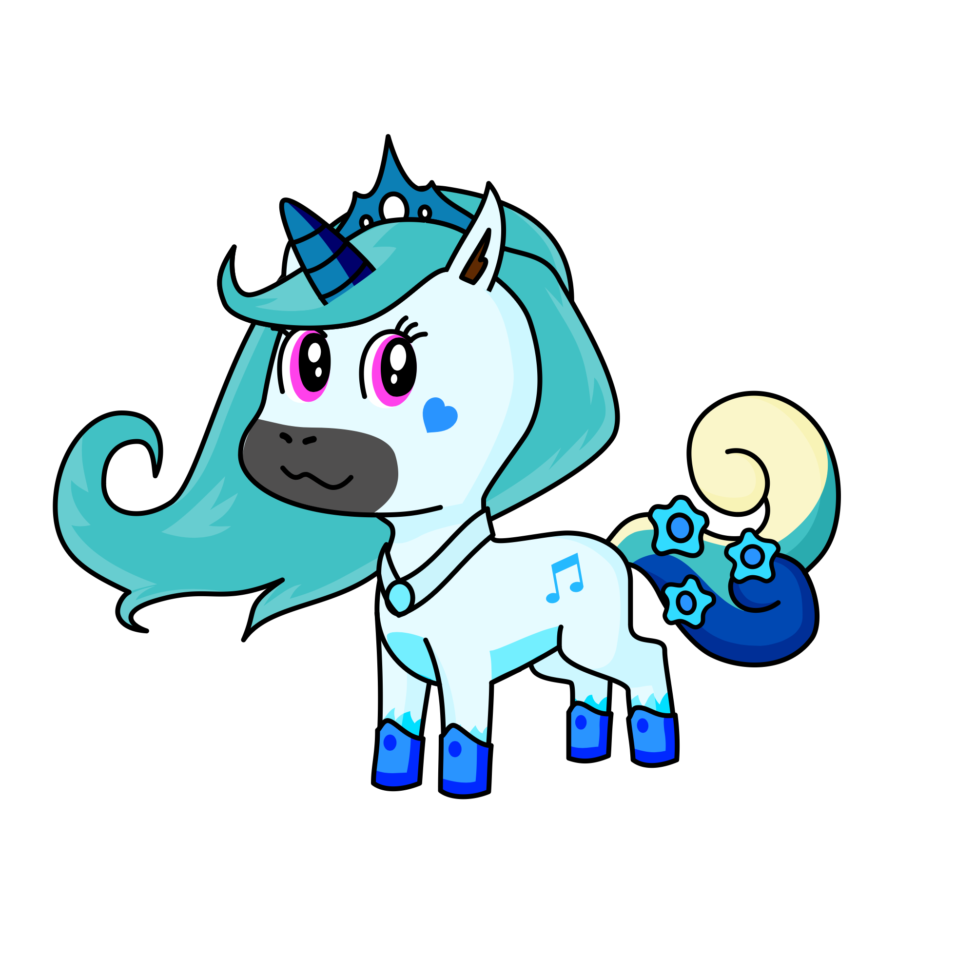Icey, the unicorn