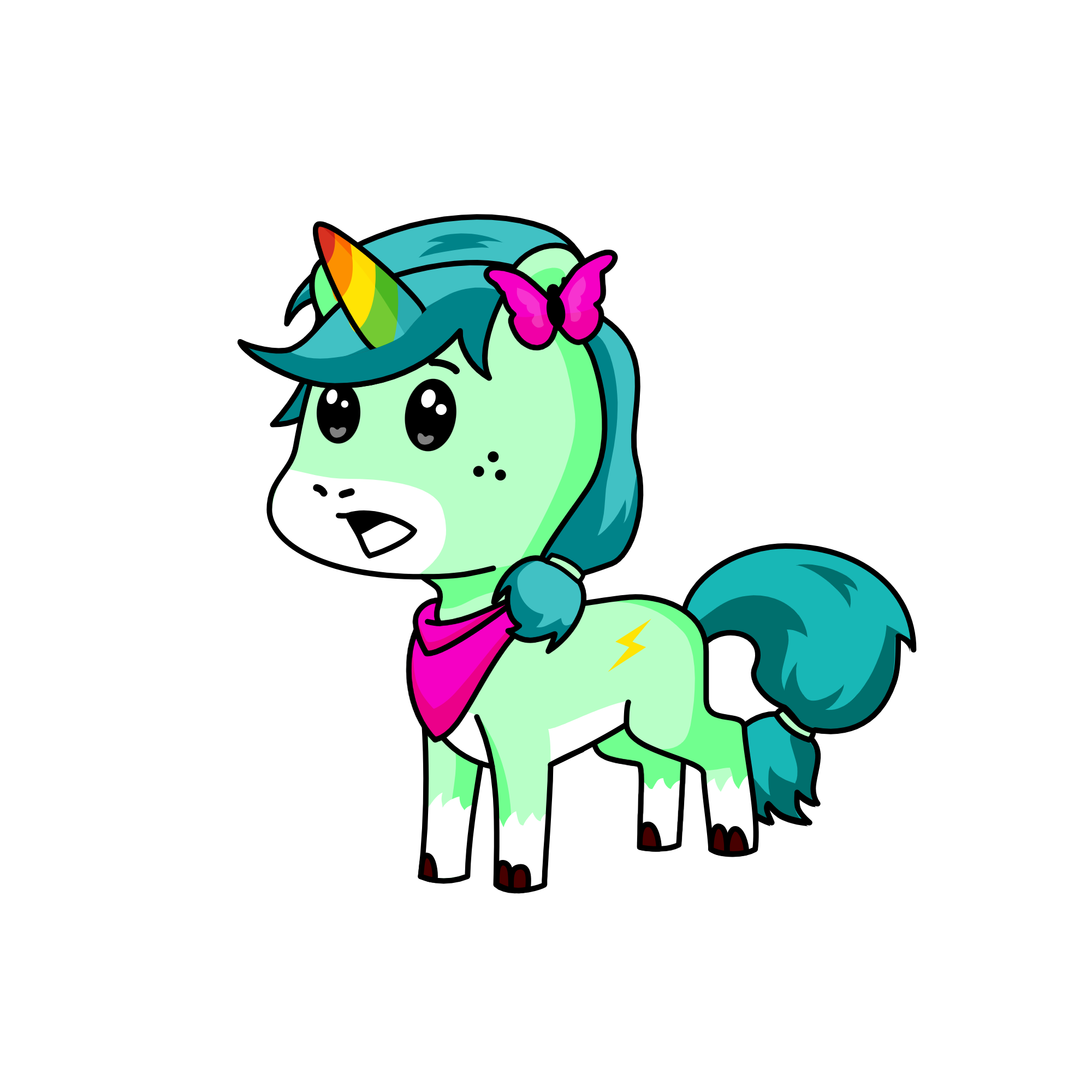 minty, the unicorn