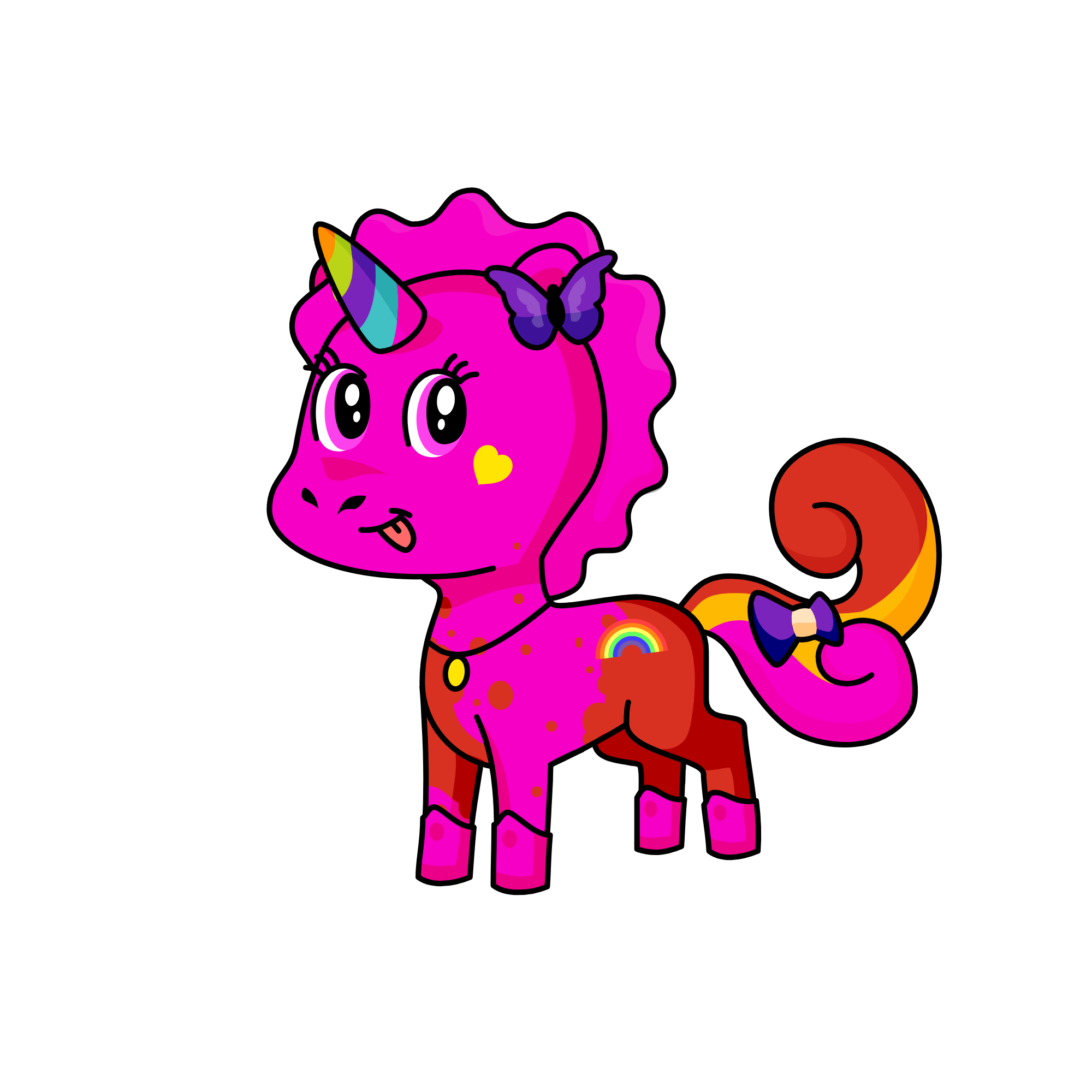 Pixie, the unicorn