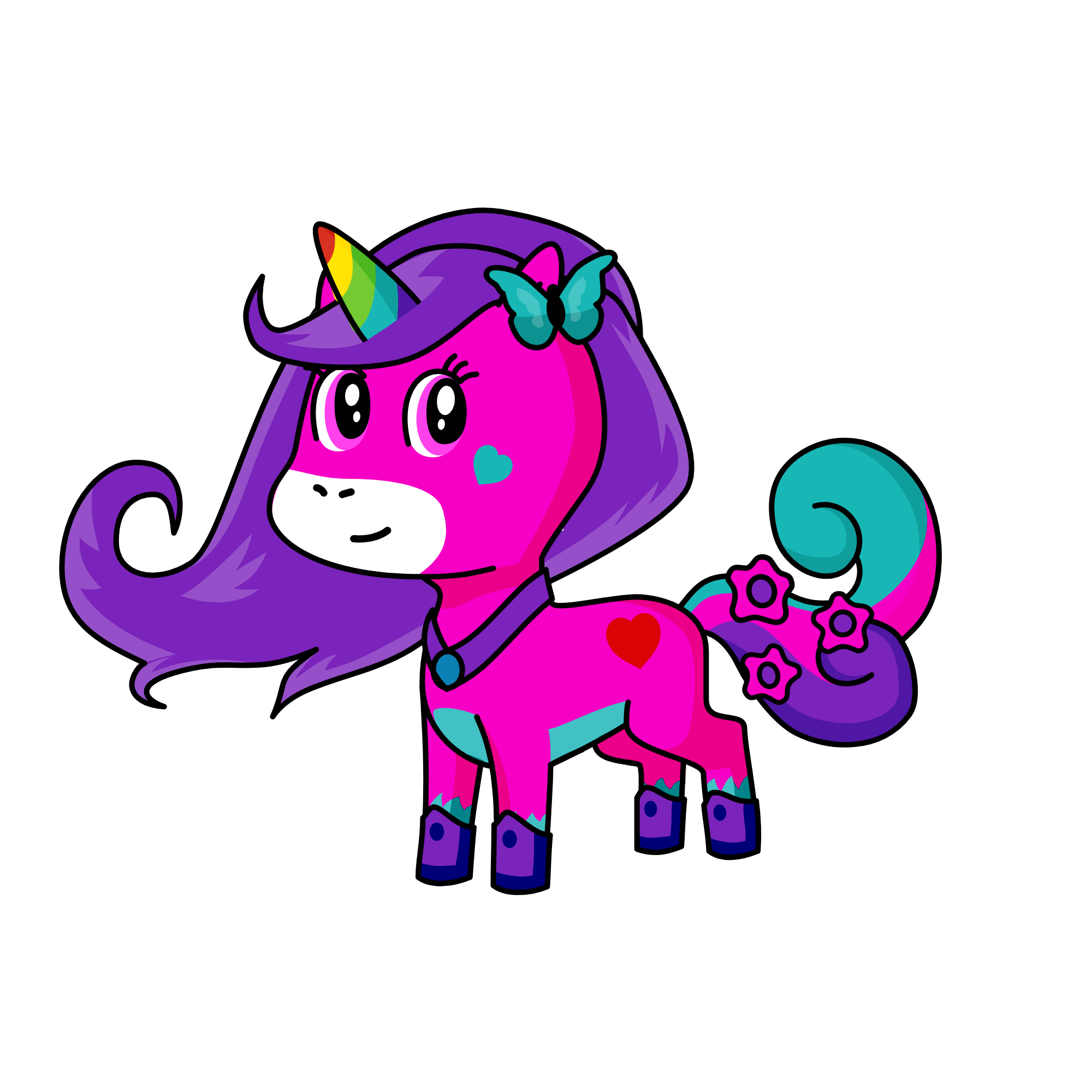 Flower, the unicorn