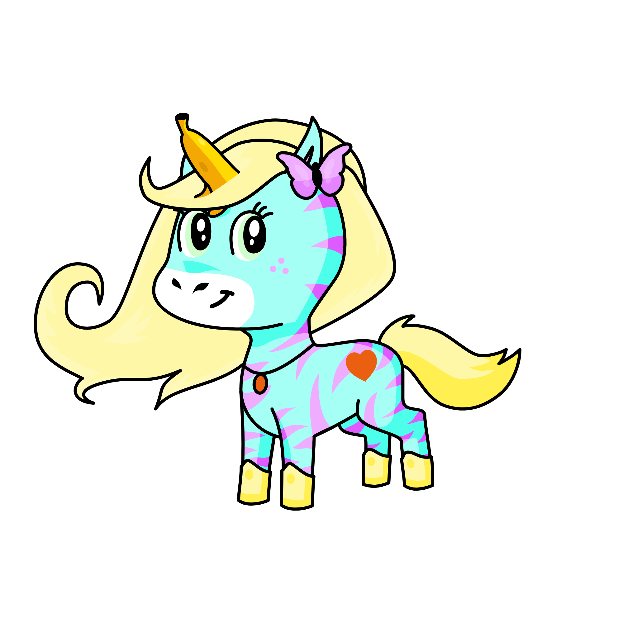Pastel, the unicorn