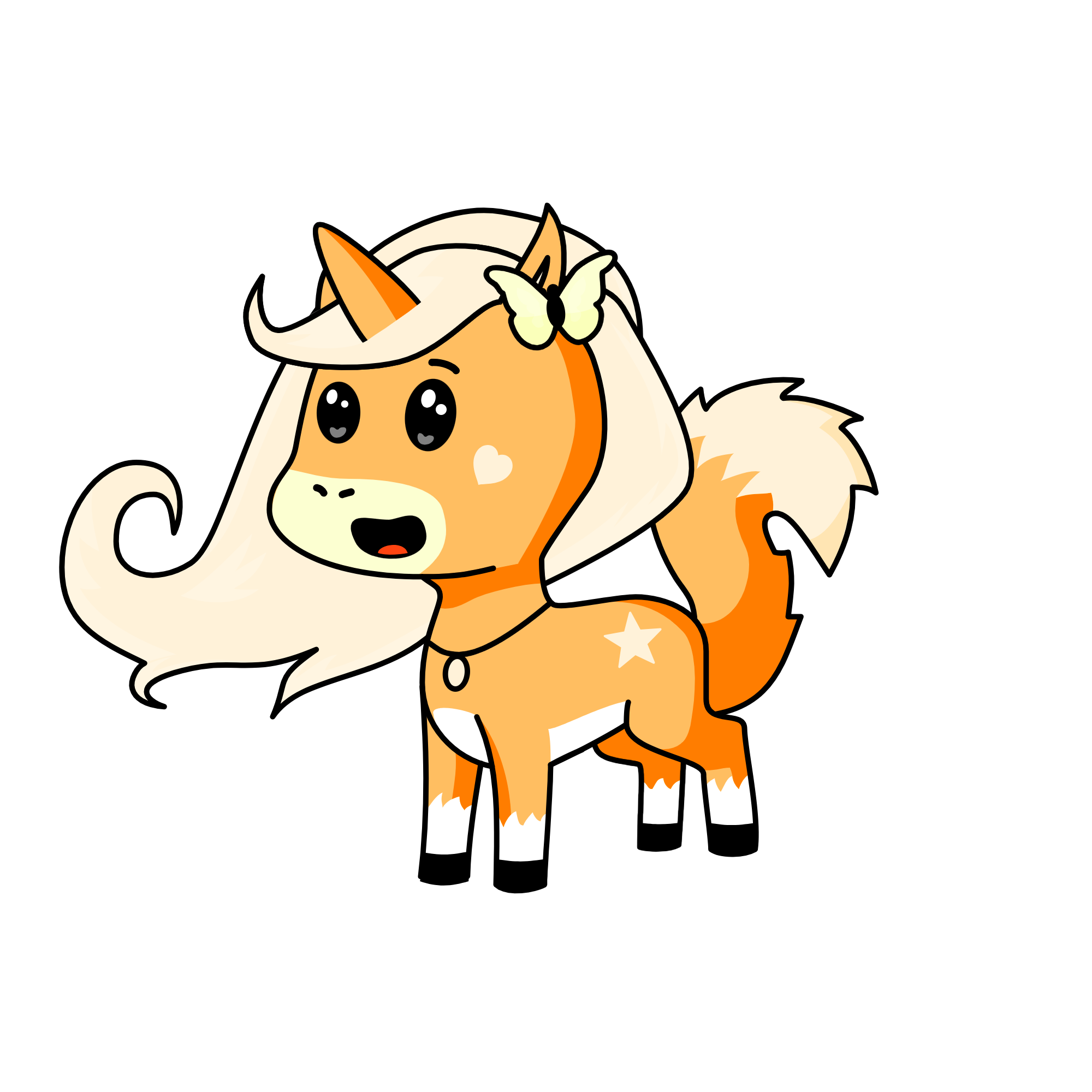 Foxy, the unicorn