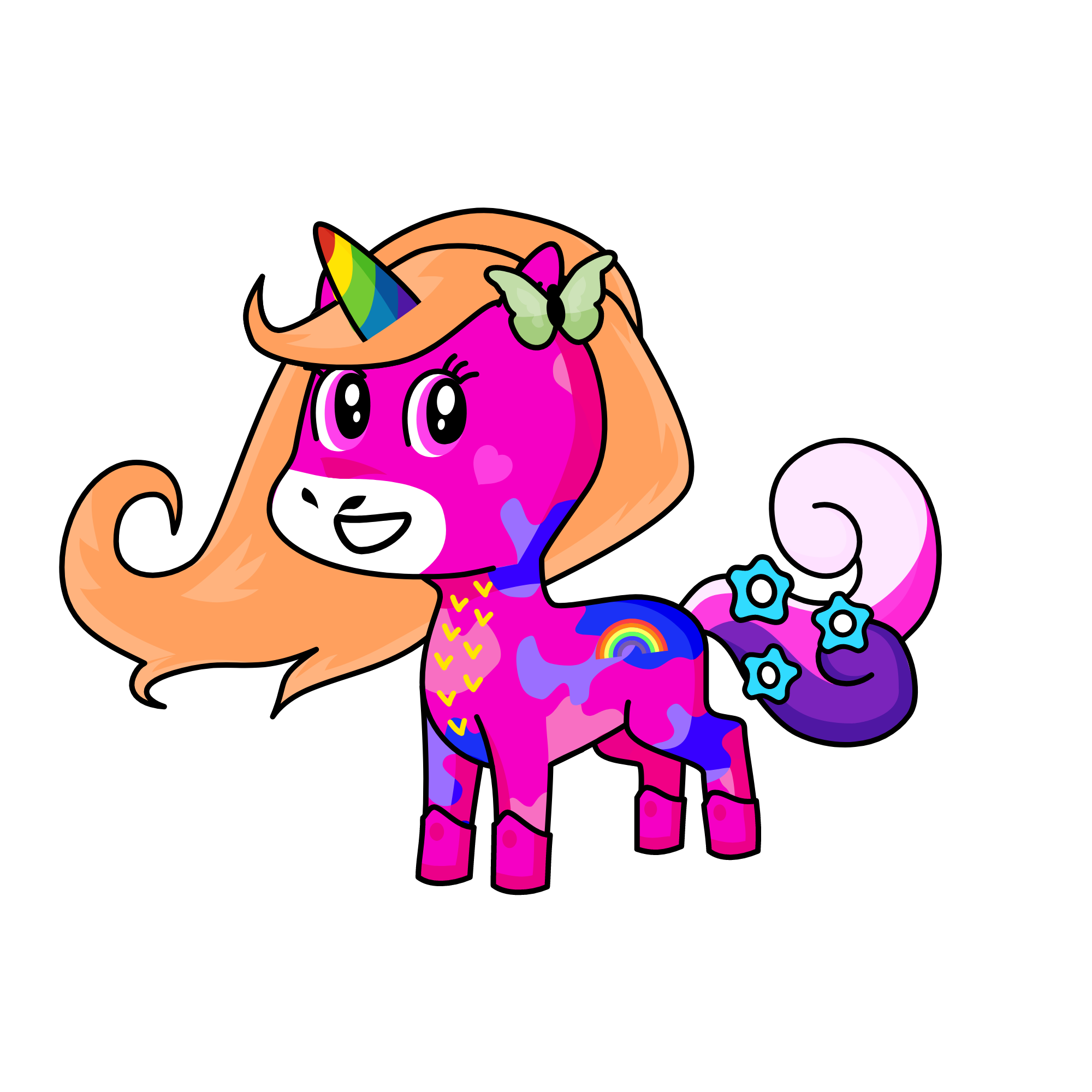 JULIENNE, the unicorn
