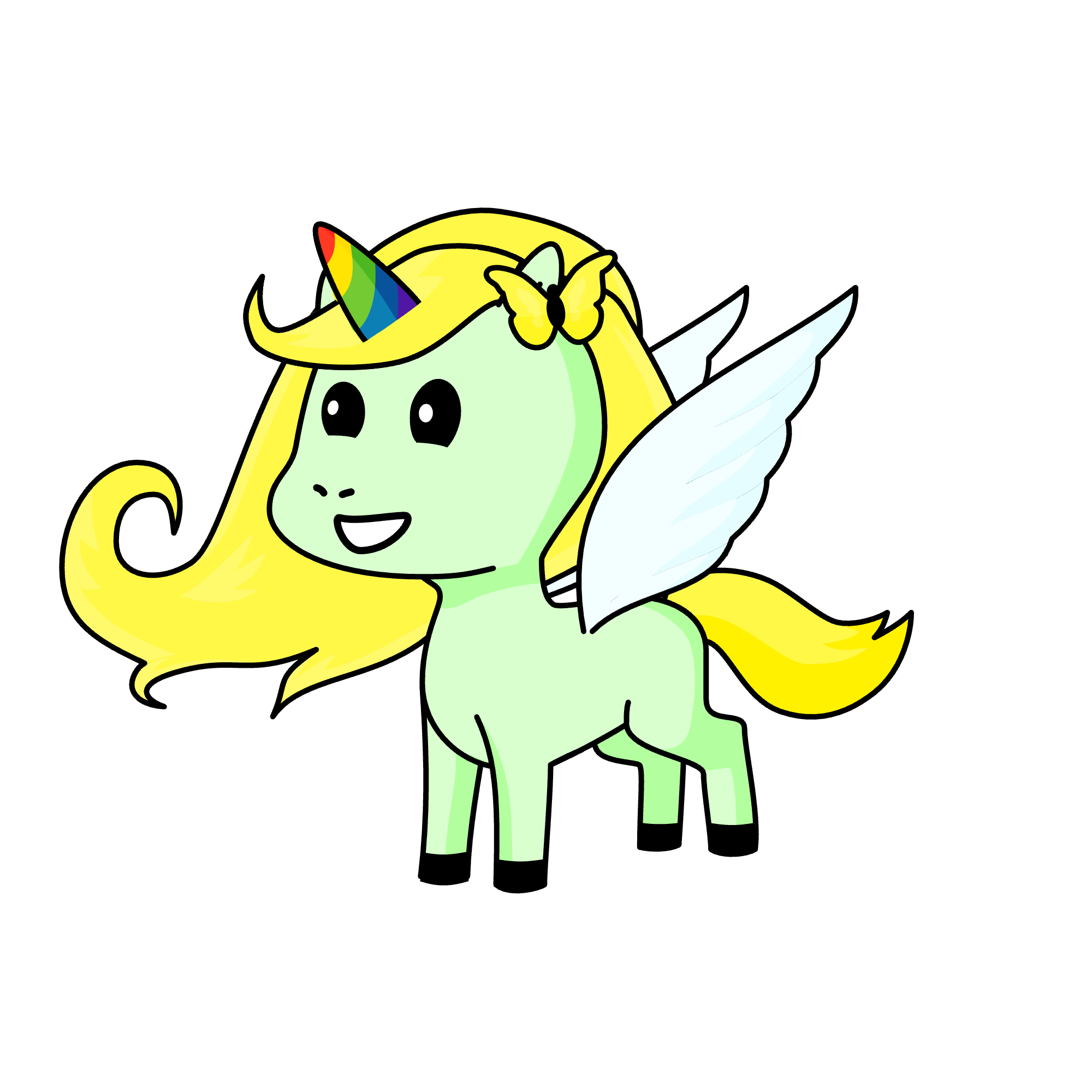 Tinkerbell as Younicorn, the unicorn