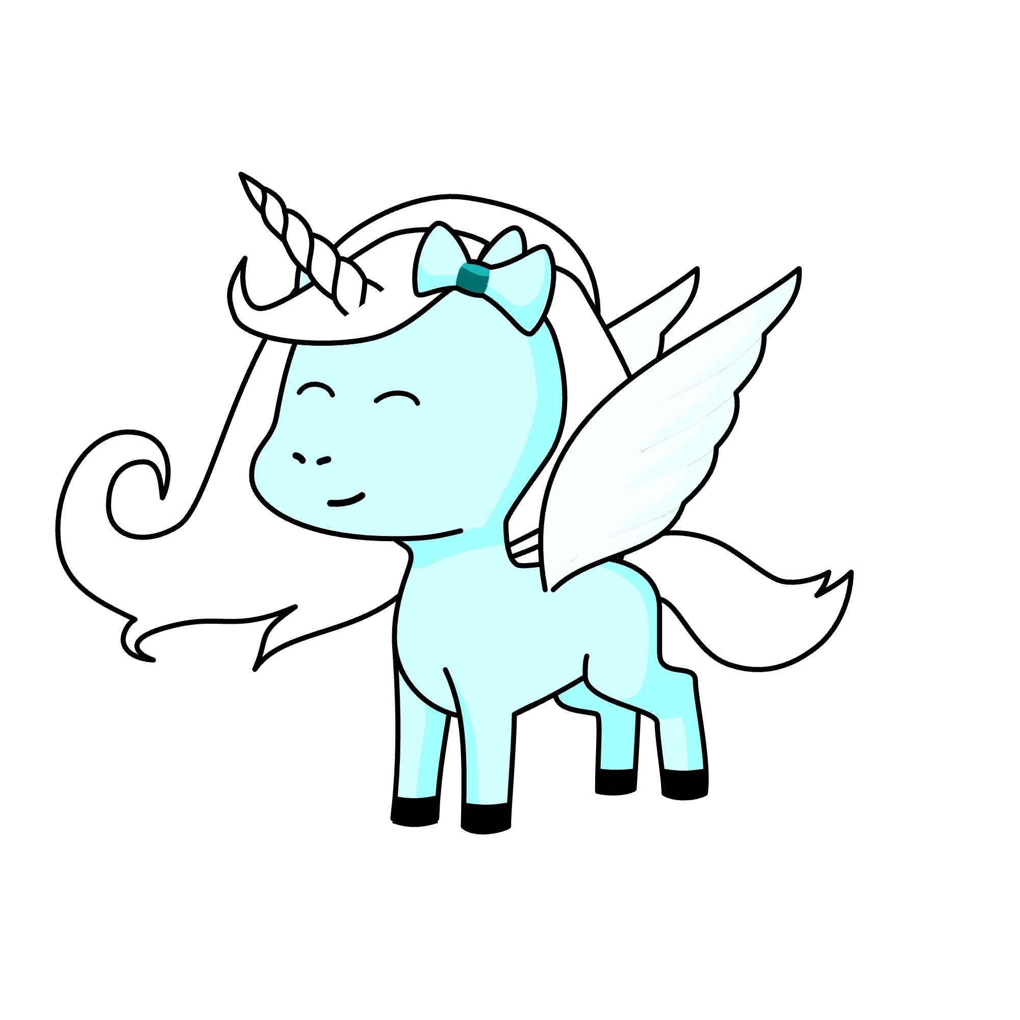 Periwinkle, the unicorn