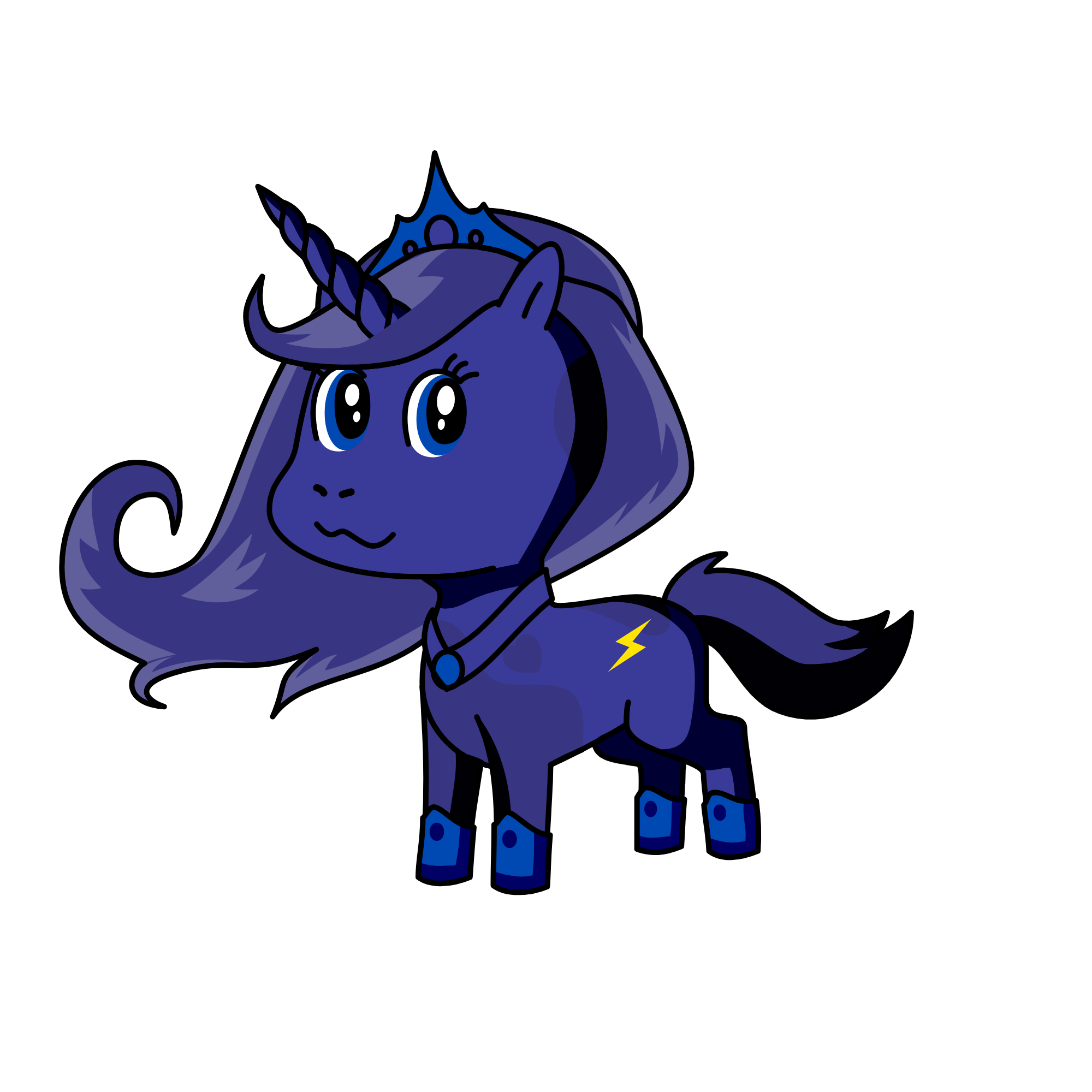 Luna, the unicorn