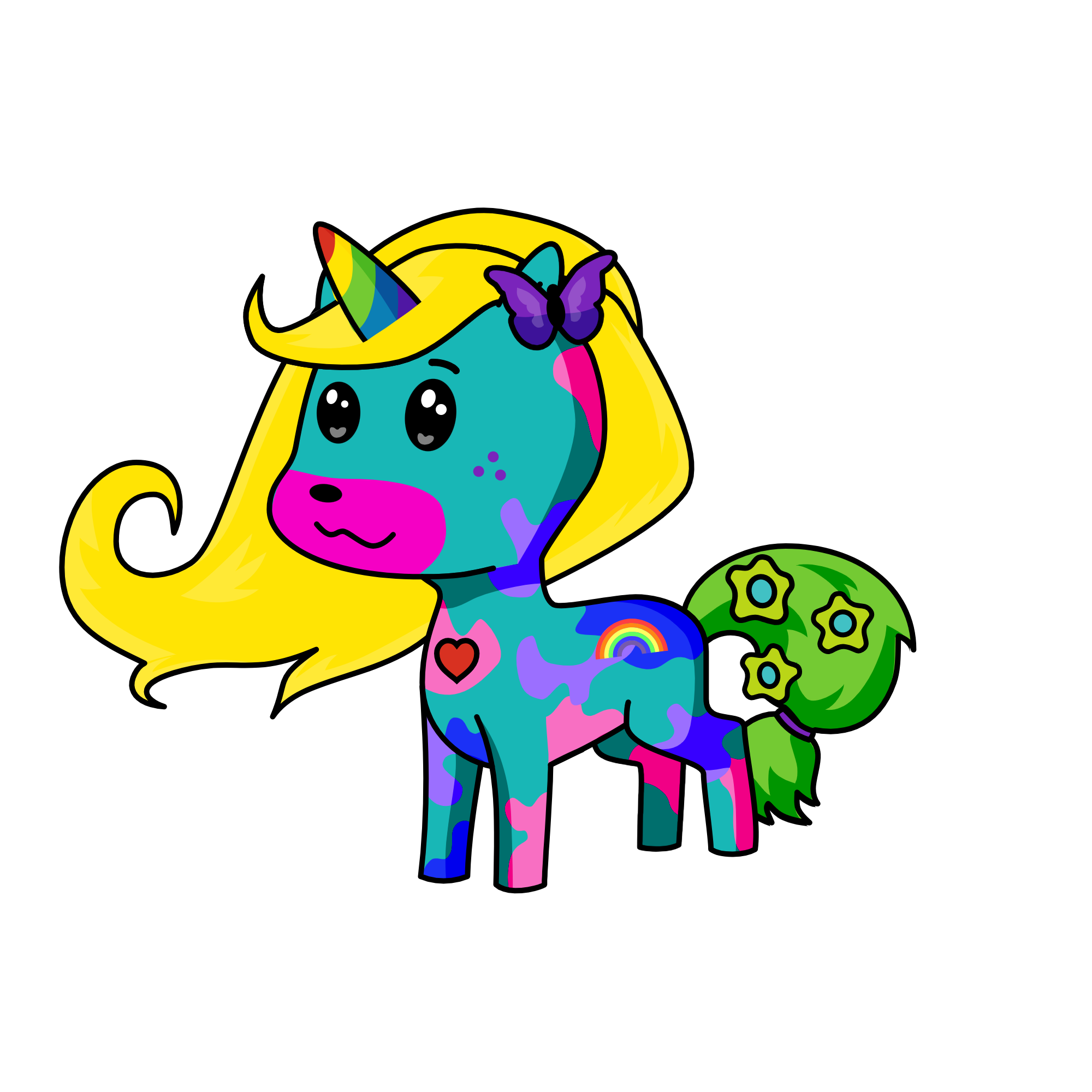Flowers, the unicorn