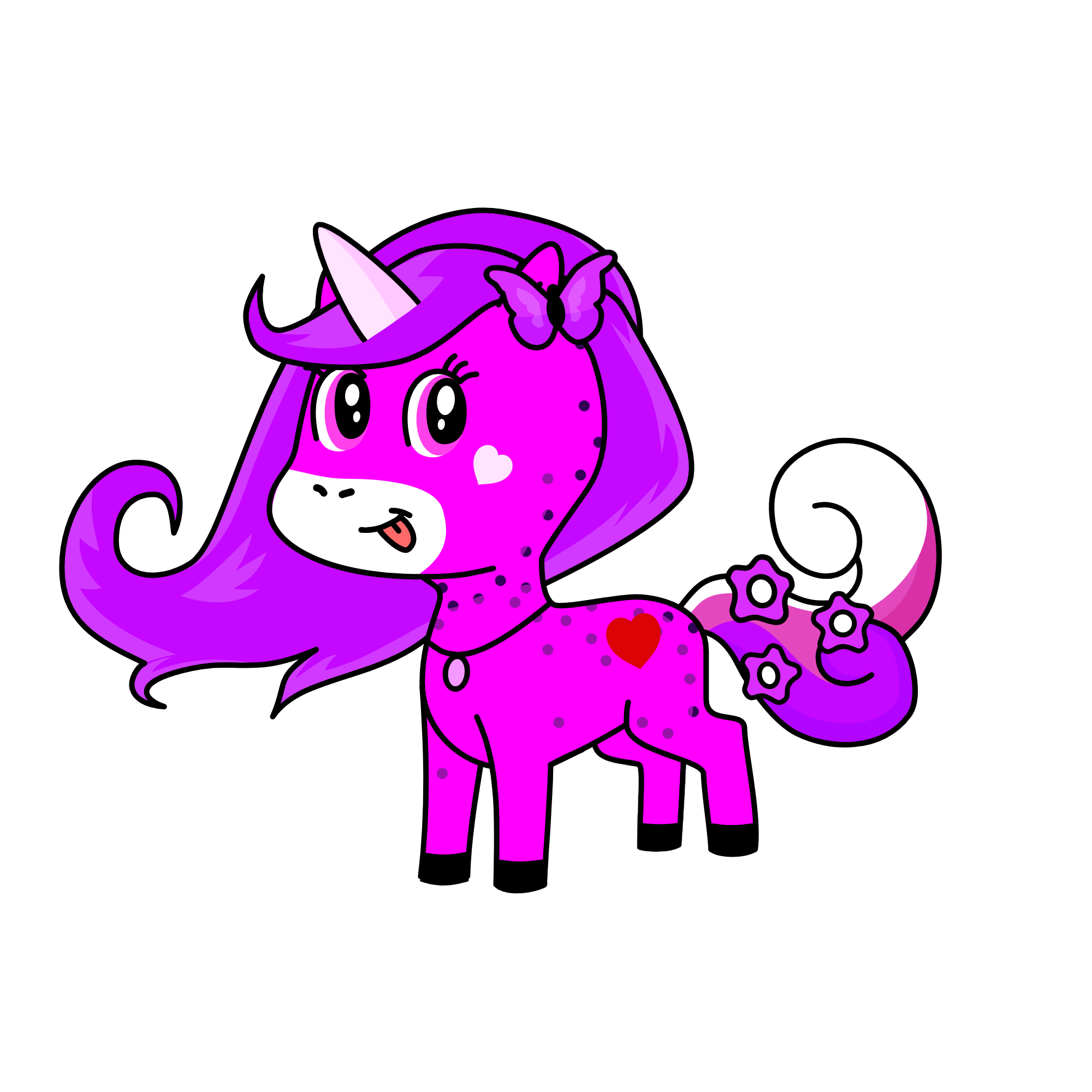 Preppy Uni, the unicorn