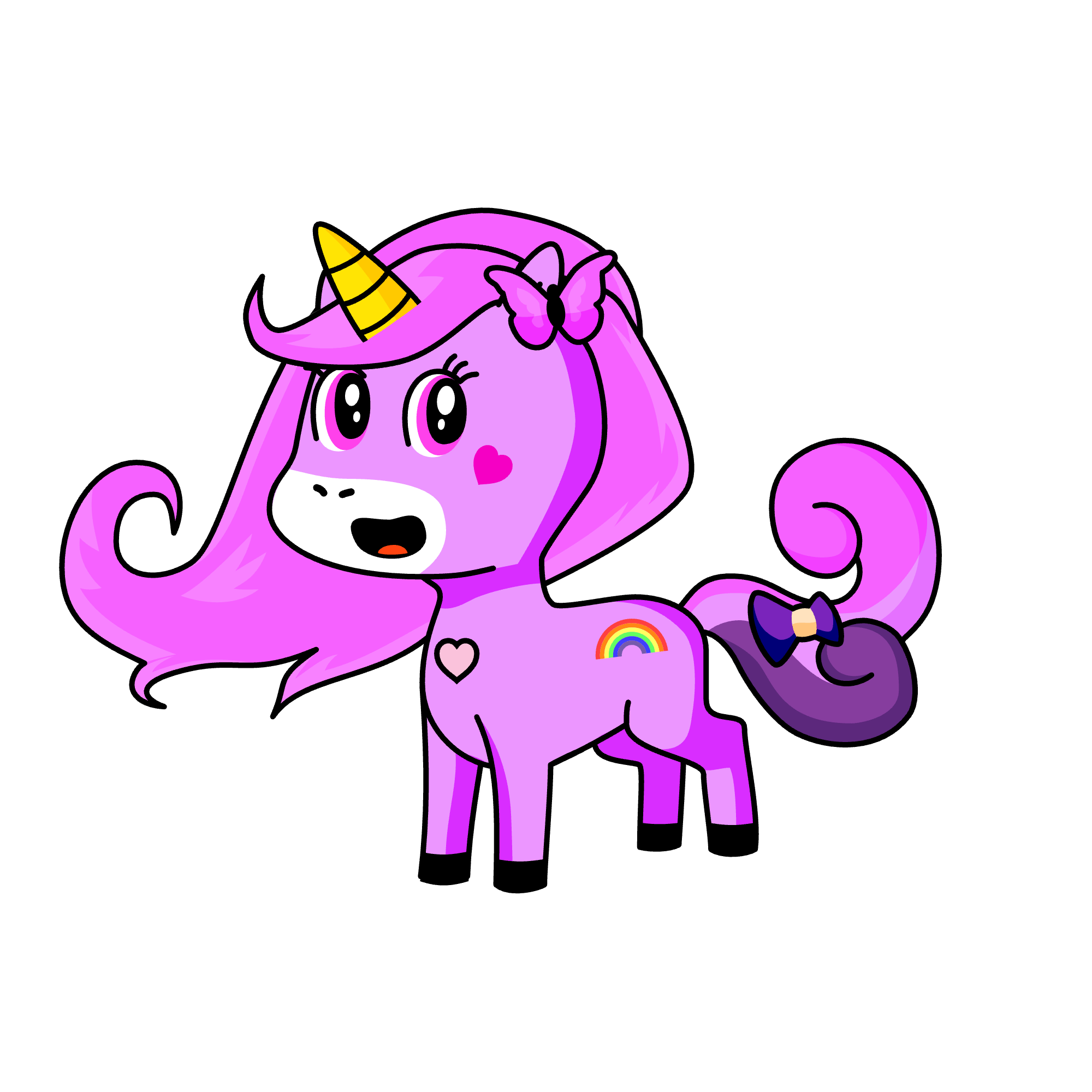 Elizabeth loves this unicorn , the unicorn