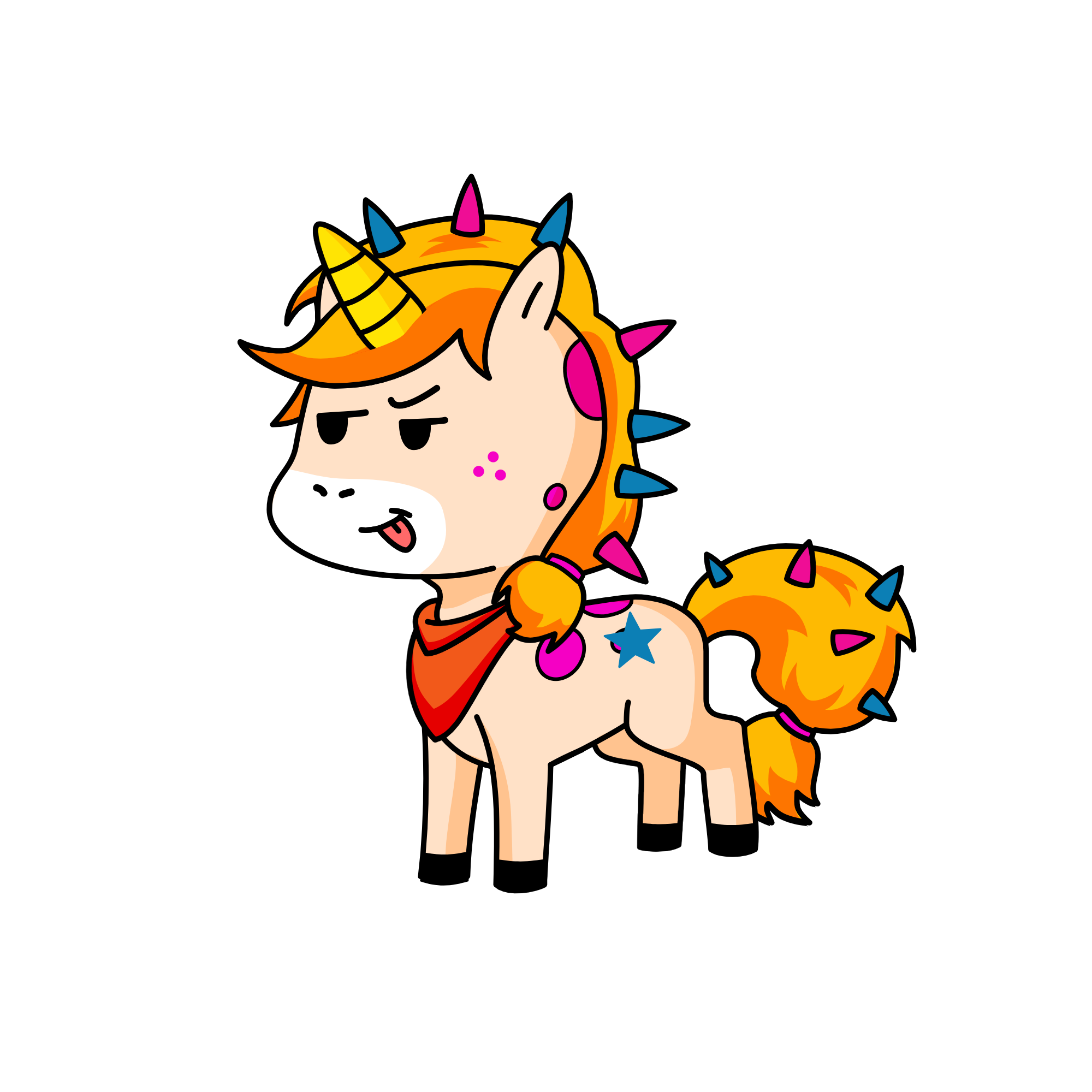 Emo, the unicorn