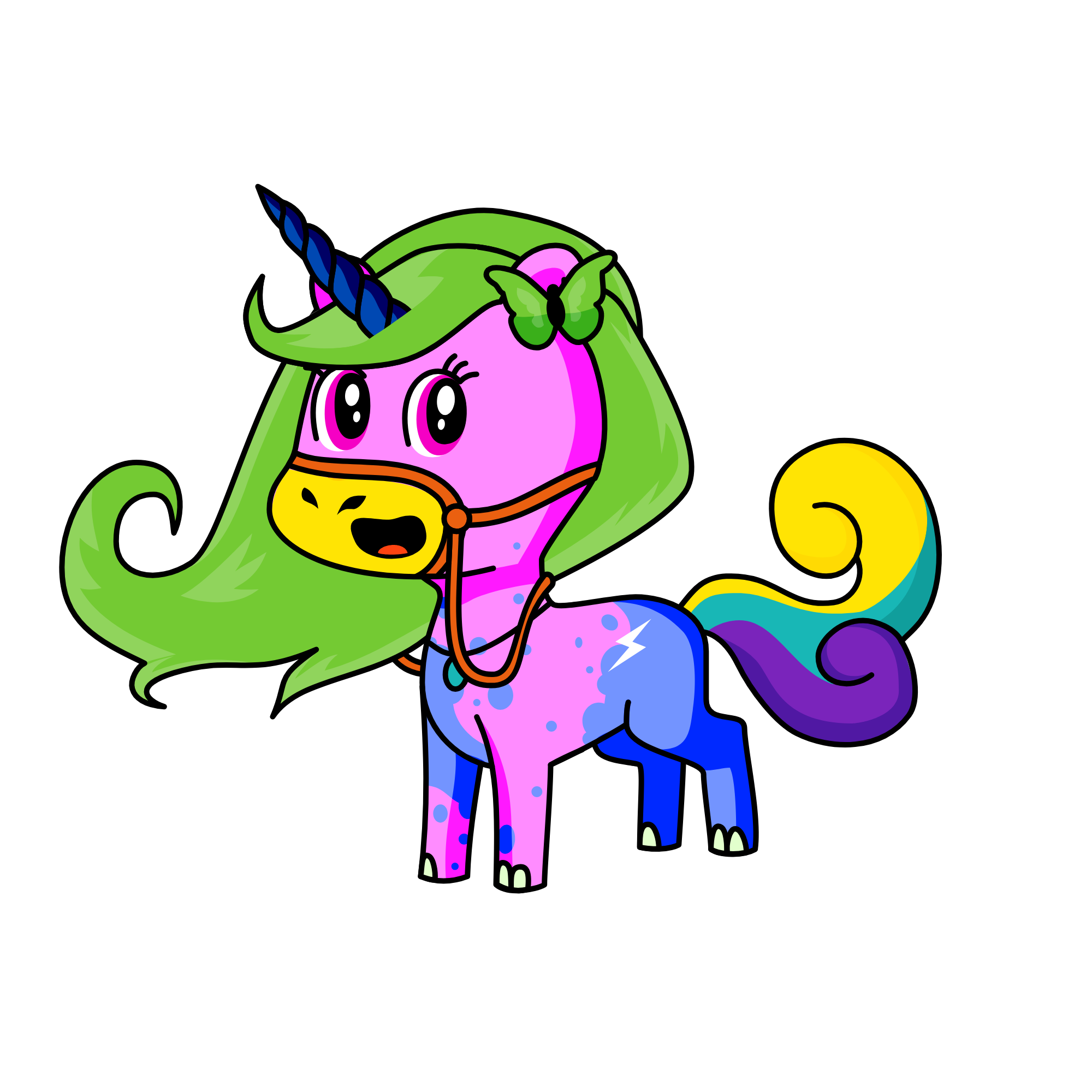 lightning, the unicorn