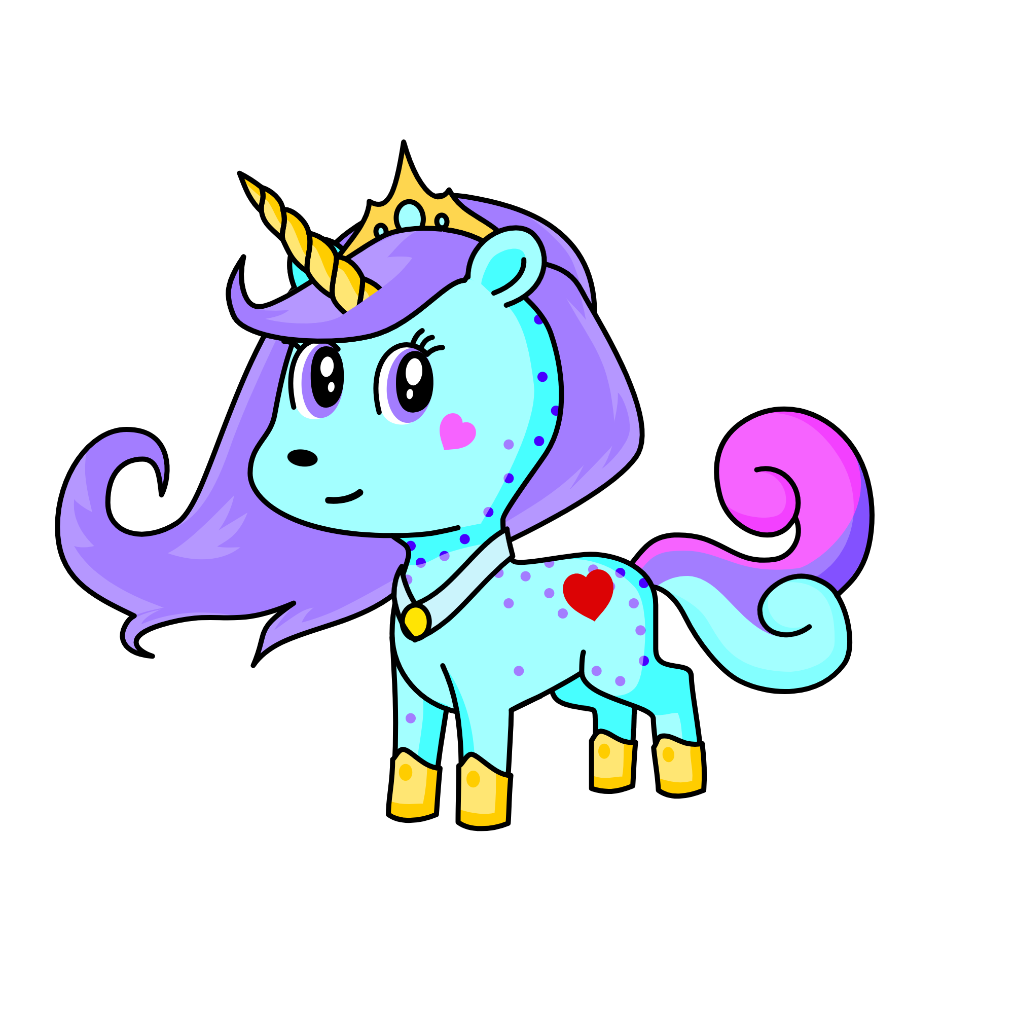 Blossom, the unicorn