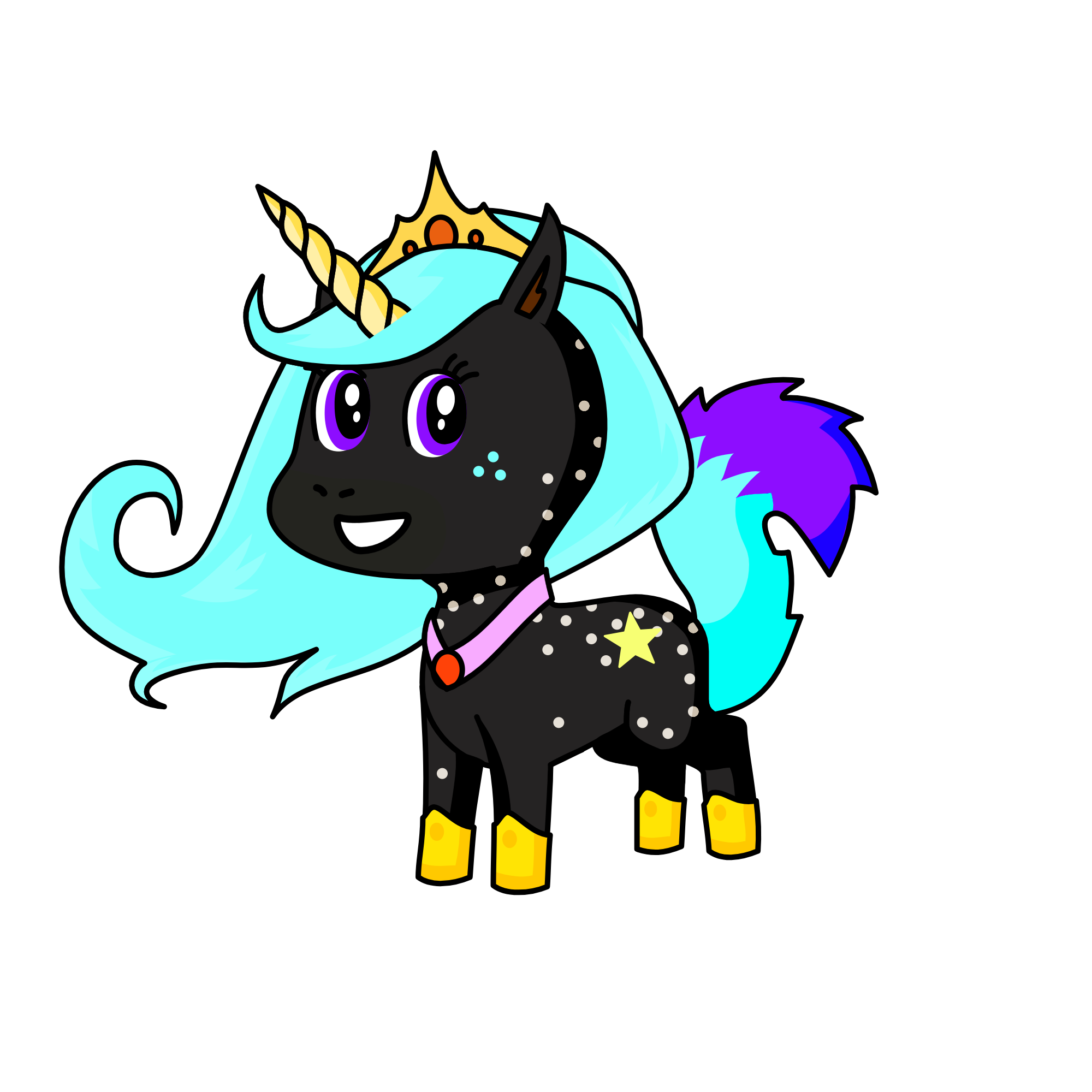 Luna Stars, the unicorn