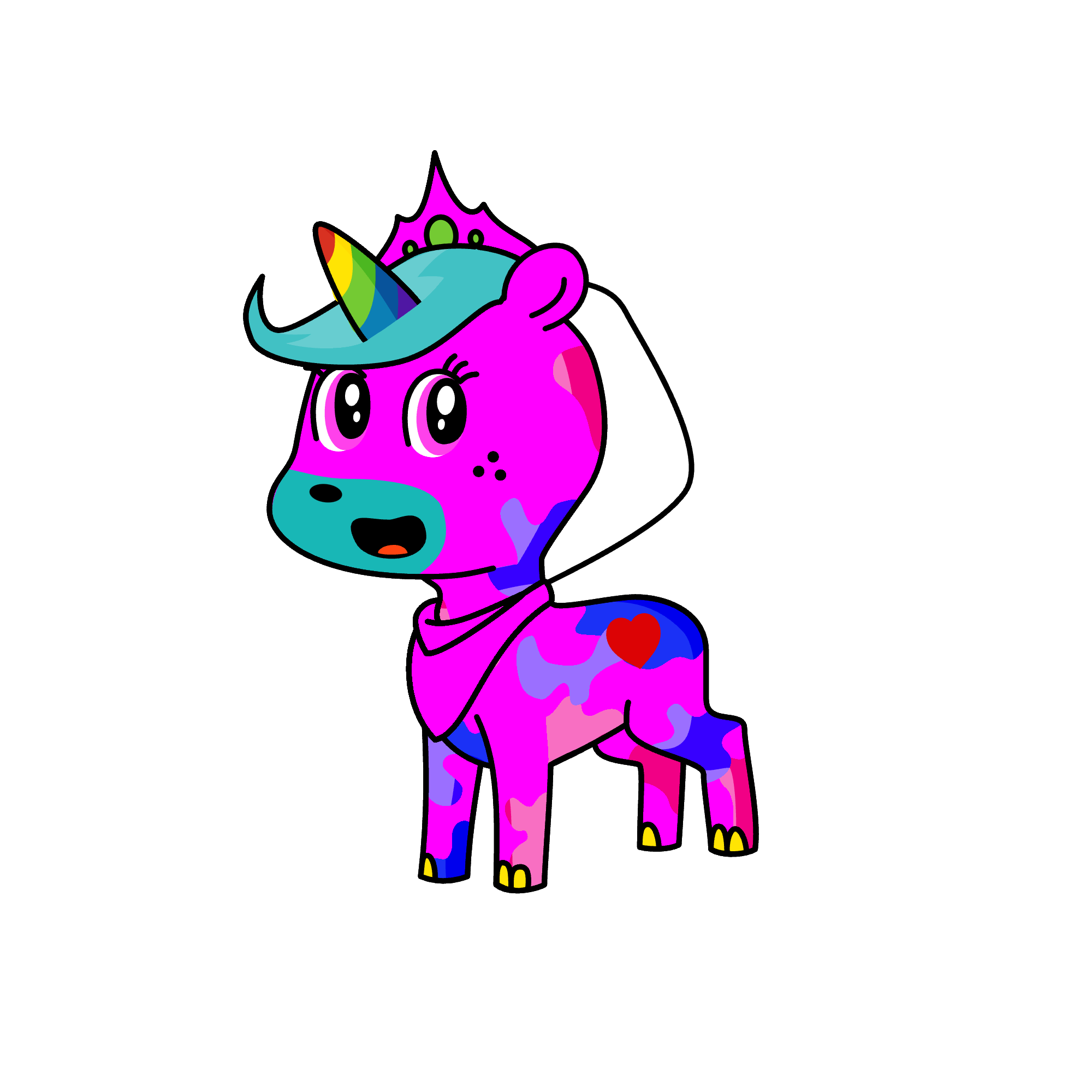 pinky, the unicorn