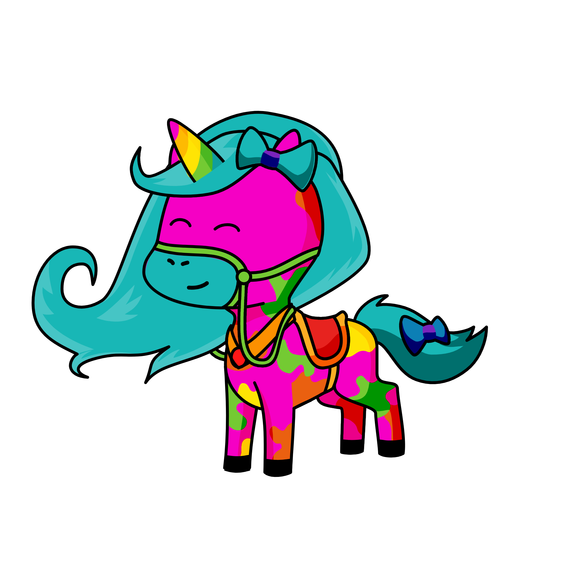 COZY GLOW, the unicorn