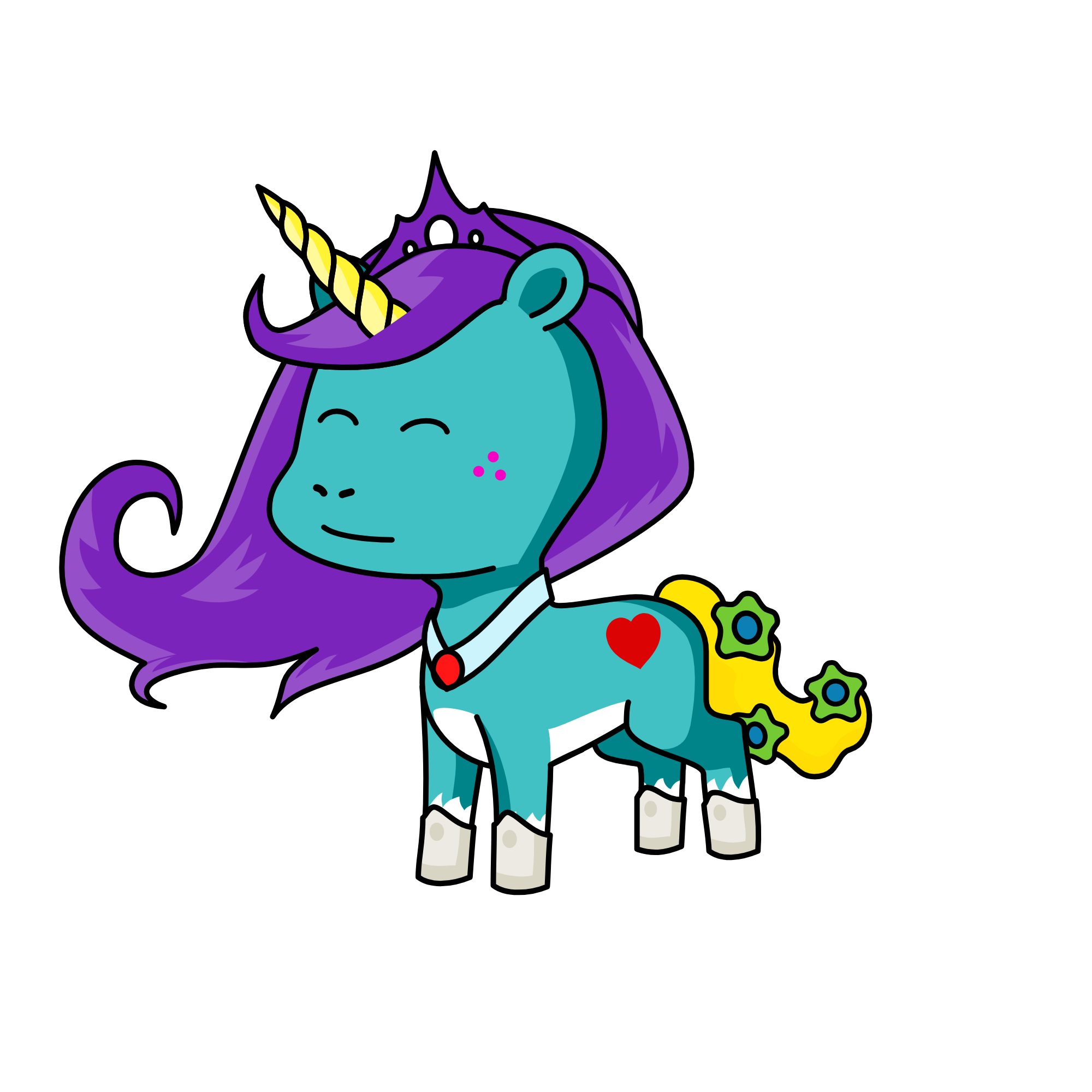 Emily, the unicorn