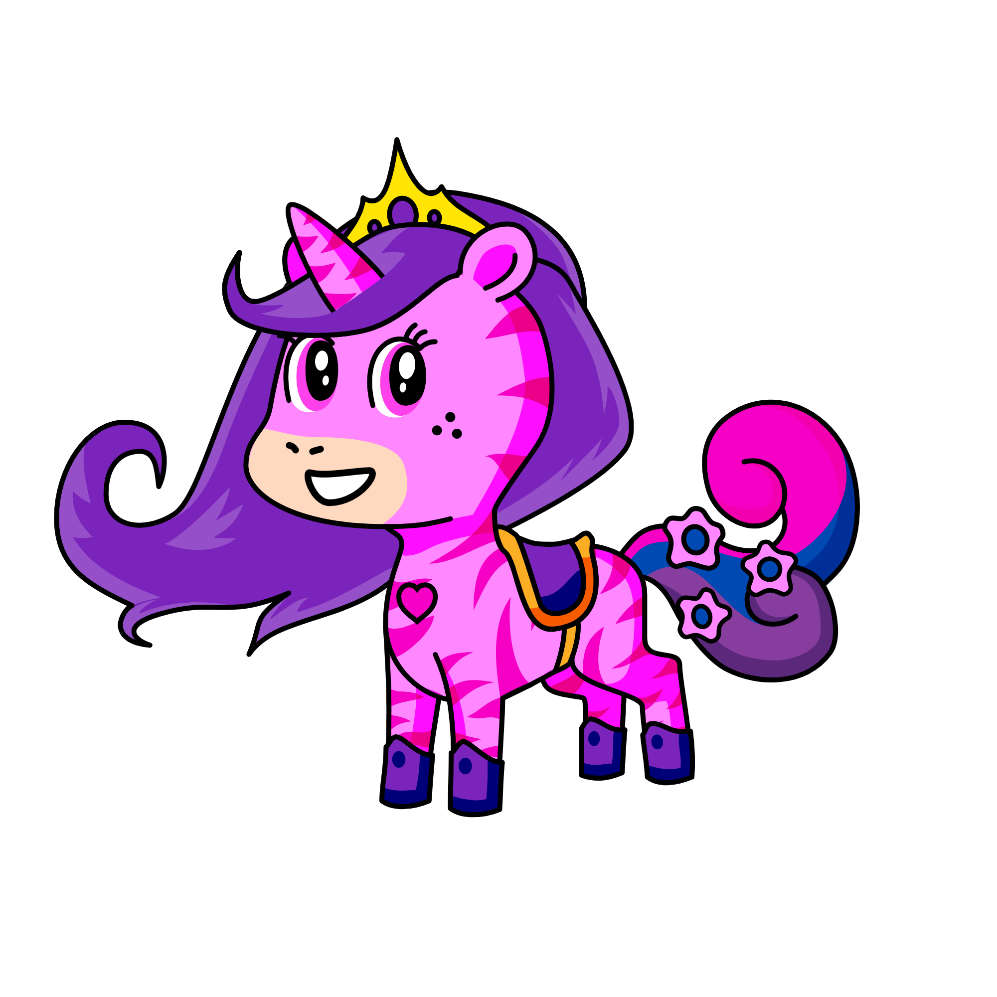 Sofia Pink, the unicorn